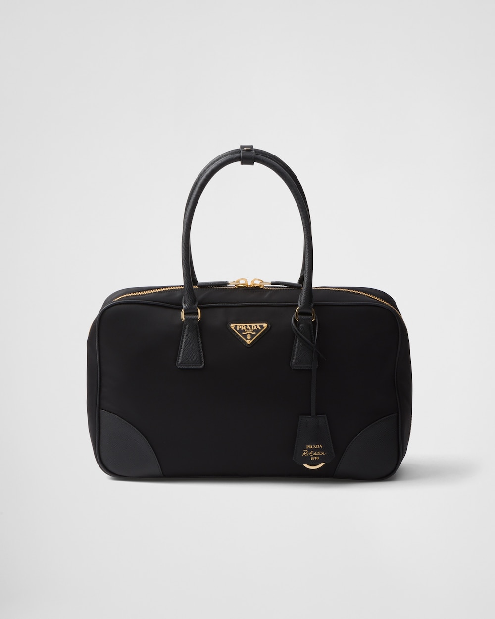 Replicate Prada Re-Edition 1978 Large Re-Nylon and Saffiano Leather Two-Handle Bag(1:1 replica)