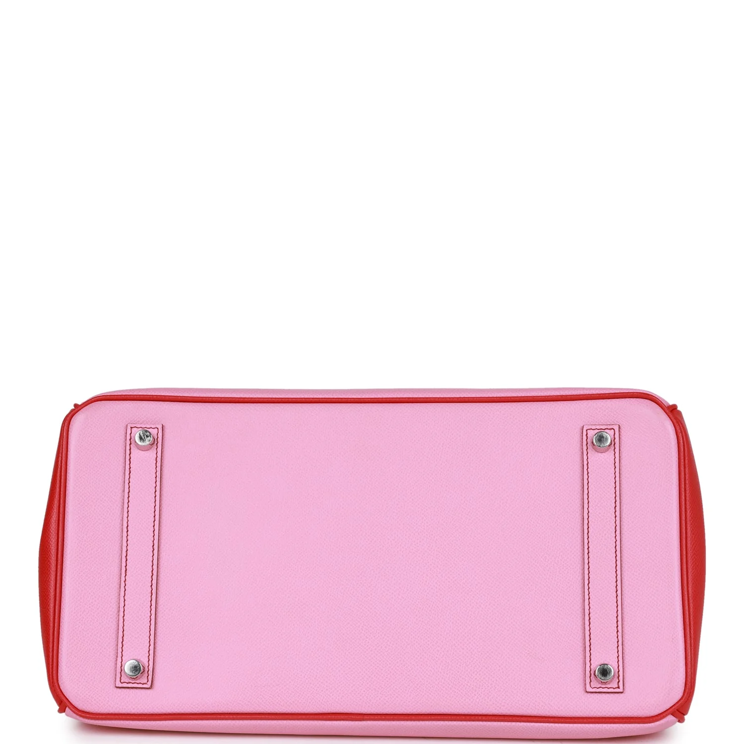 Replicate Hermes Special Order (HSS) Birkin 35 Bubblegum and Bougainvillea Epsom Palladium Hardware(1:1 replica)