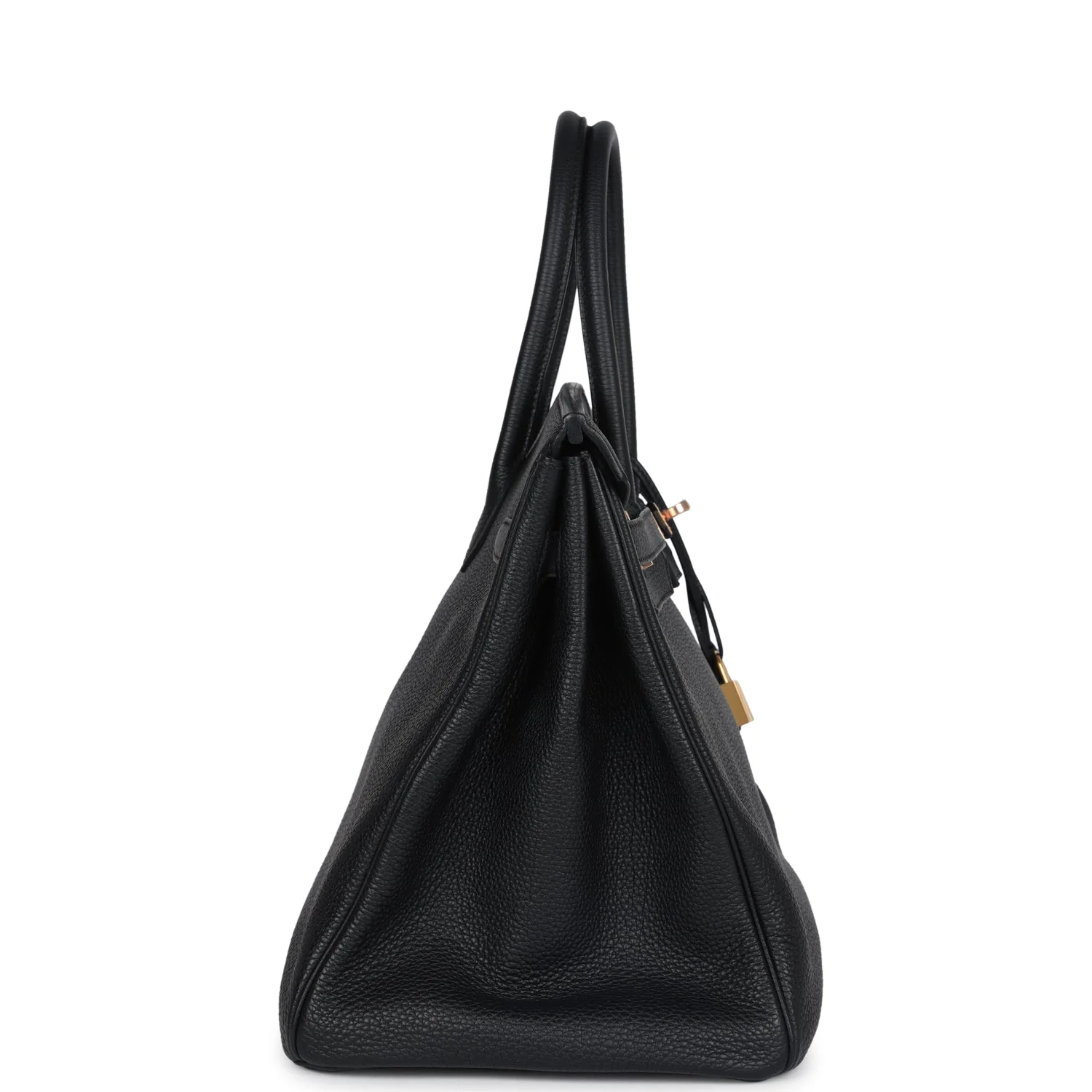 Replicate Hermes Birkin 35 Black Togo Rose Gold Hardware(1:1 replica)