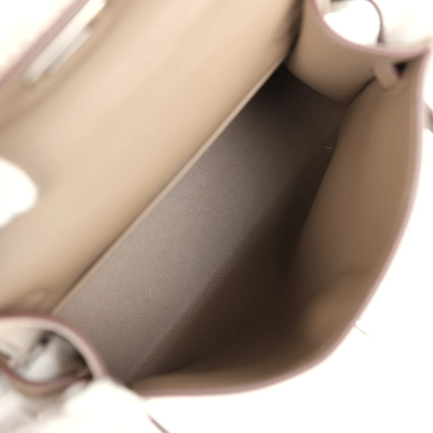 Replicate Hermes Teddy Kelly 20 Gris Caillou and Etoupe Swift Palladium Hardware(1:1 replica)