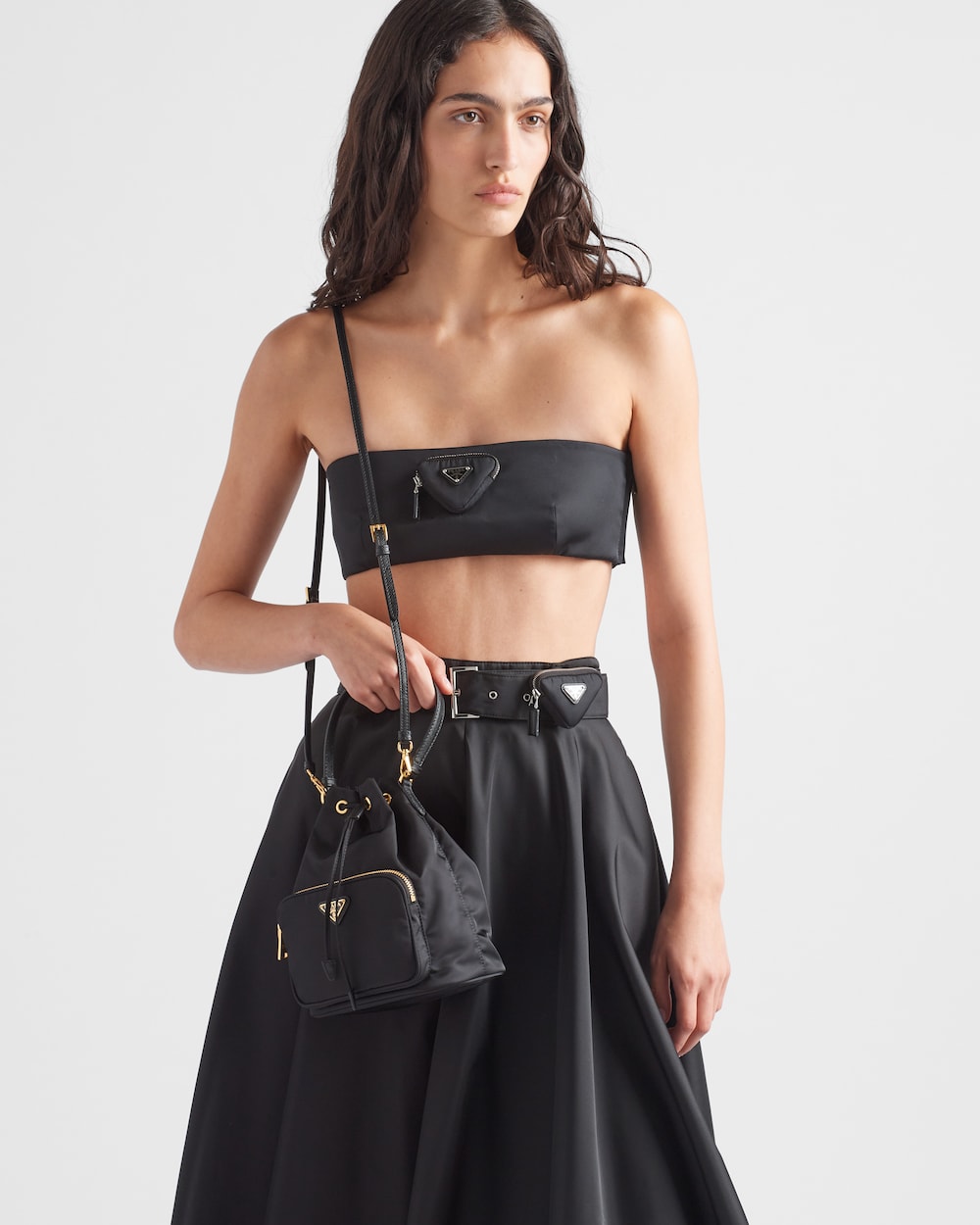 Replicate Prada Duet Re-Nylon Bucket Bag(1:1 replica)