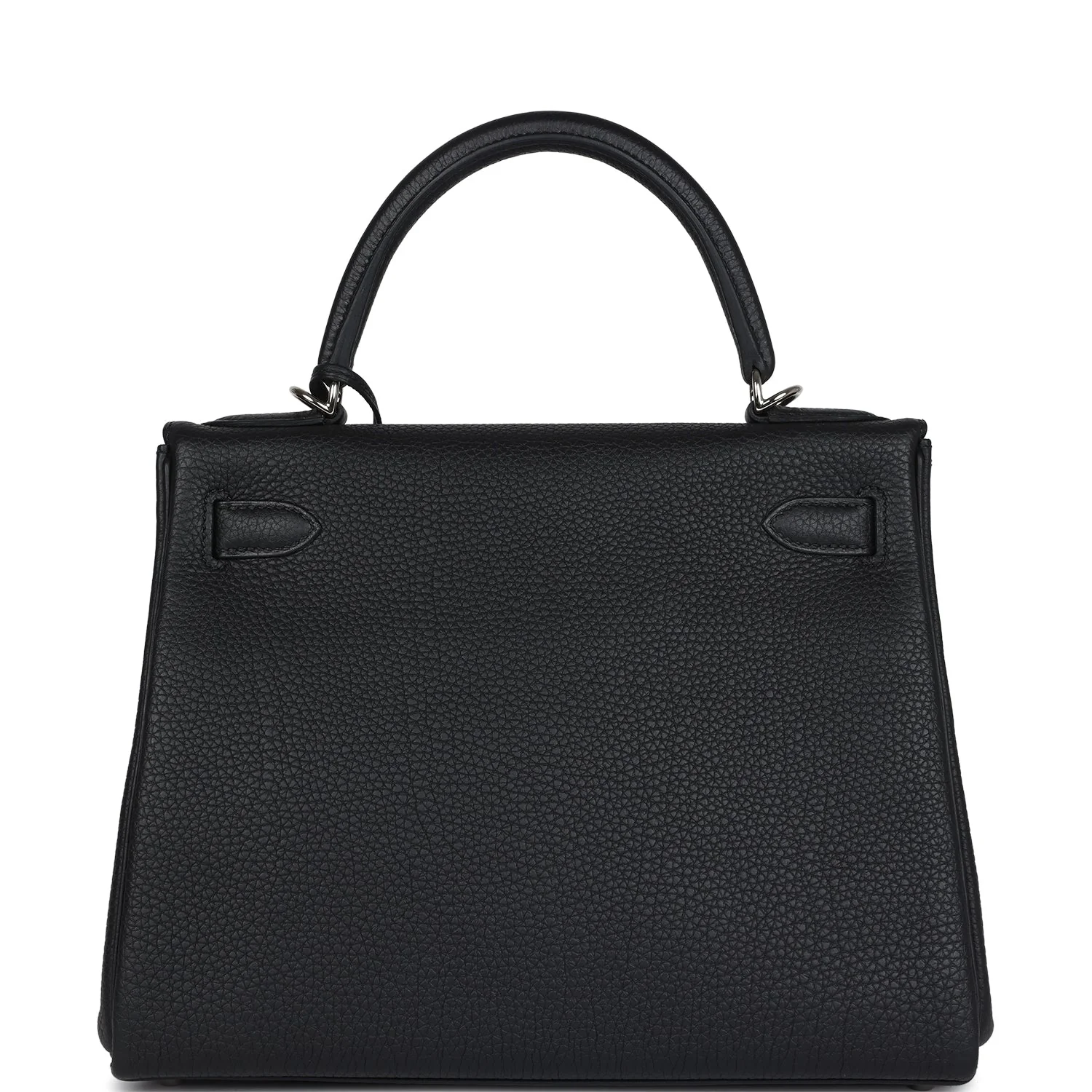 Replicate Hermes Kelly Retourne 28 Black Togo Palladium Hardware(1:1 replica)