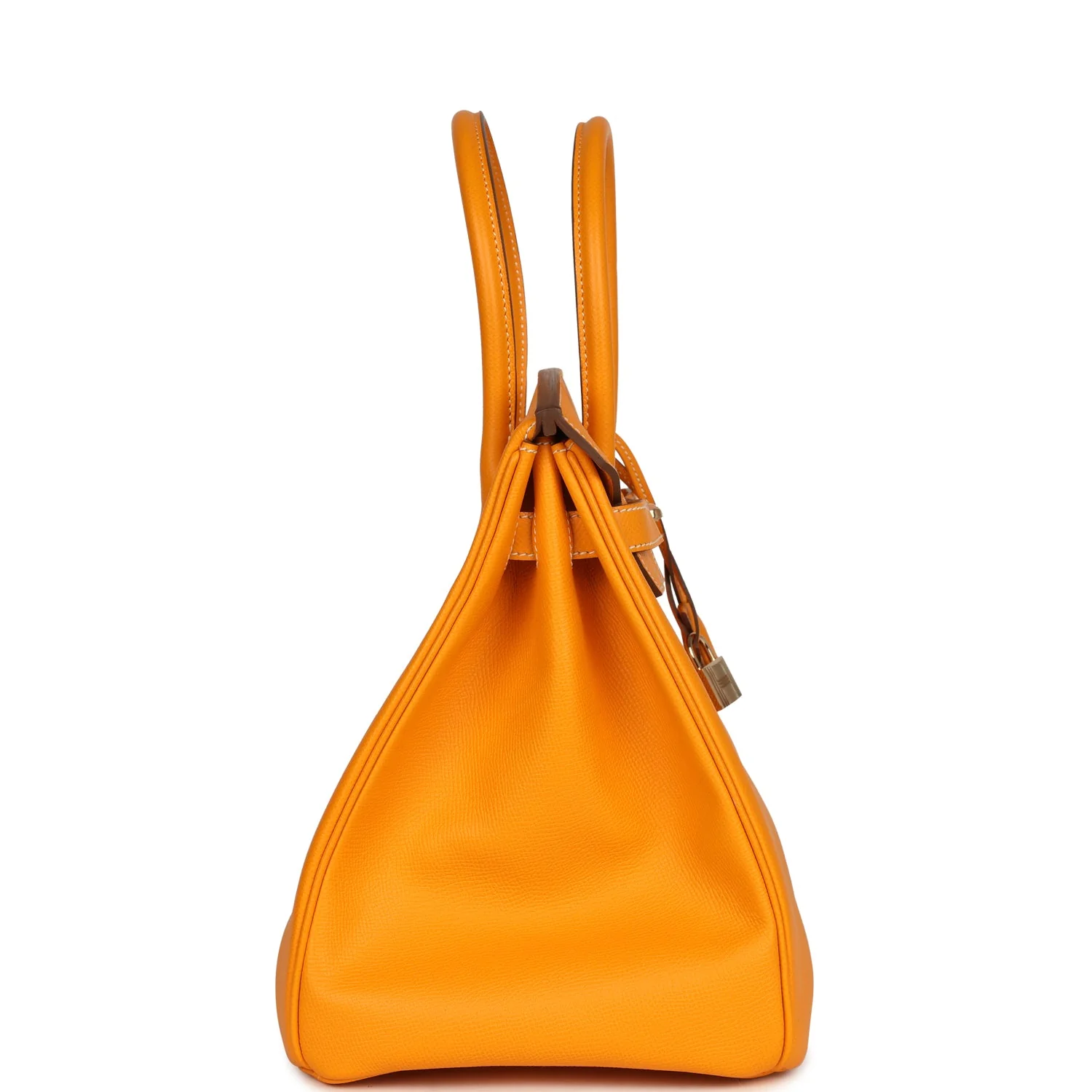 Replicate Hermes Birkin 35 Jaune D'or Candy Epsom Permabrass Hardware(1:1 replica)