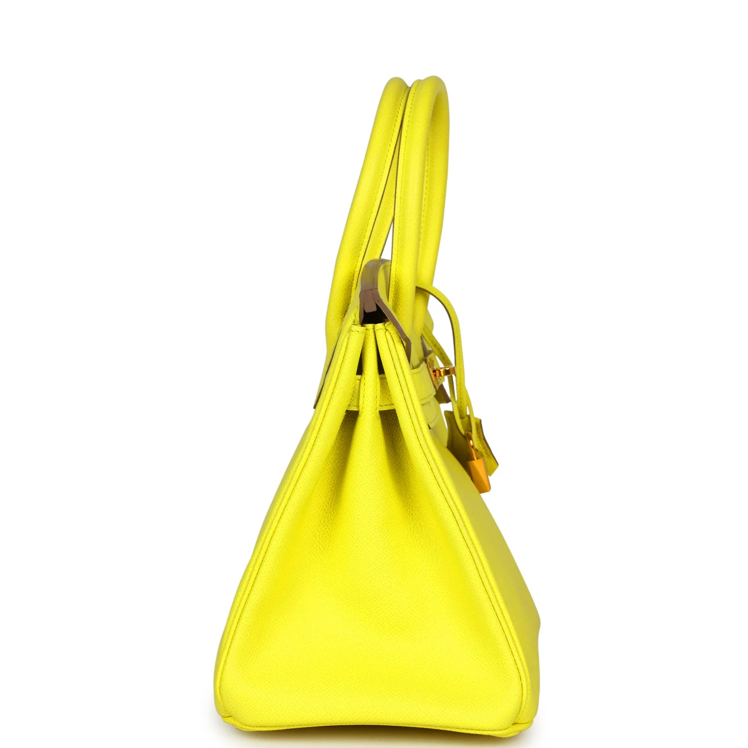 Replicate Hermes Birkin 30 Lime Epsom Gold Hardware(1:1 replica)