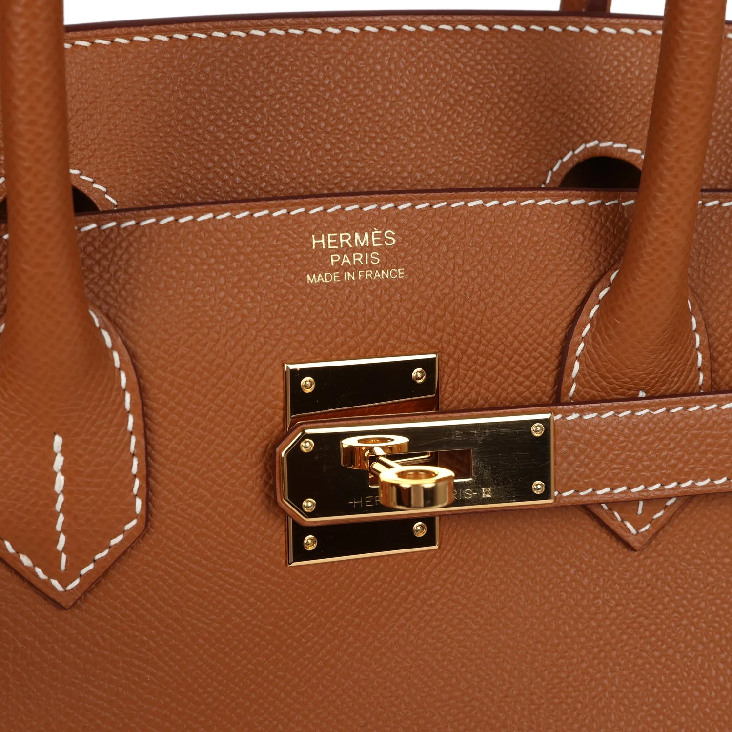 Replicate Hermes Birkin 30 Gold Epsom Gold Hardware(1:1 replica)