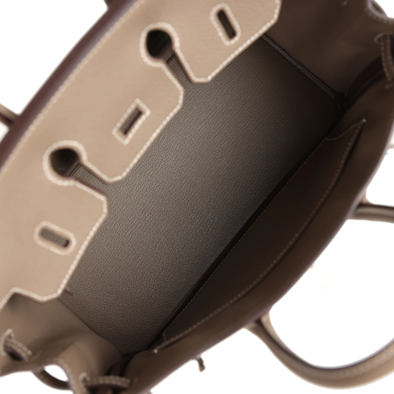 Replicate Hermes Birkin 25 Etoupe Togo Palladium Hardware(1:1 replica)