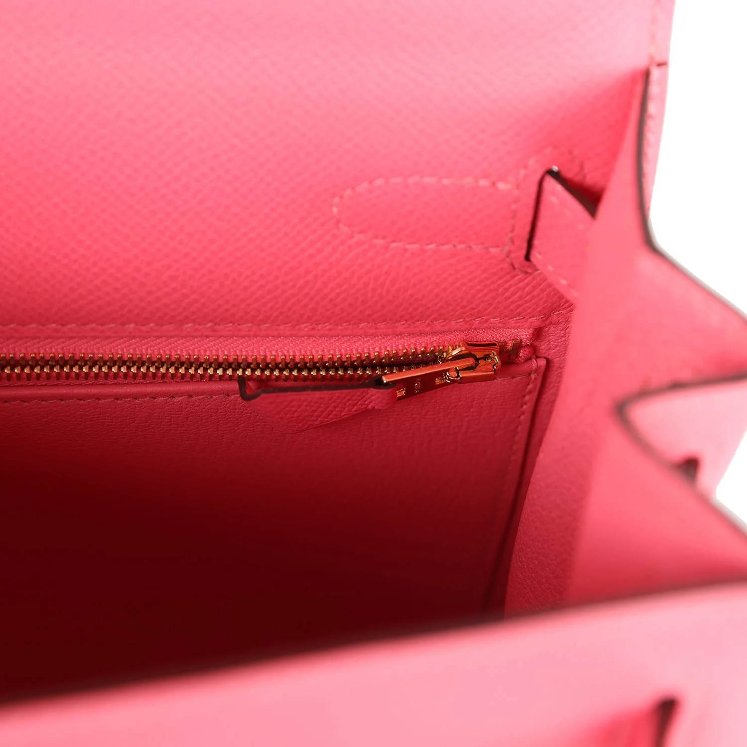 Replicate Hermes Kelly Sellier 28 Rose Azalee Epsom Gold Hardware(1:1 replica)