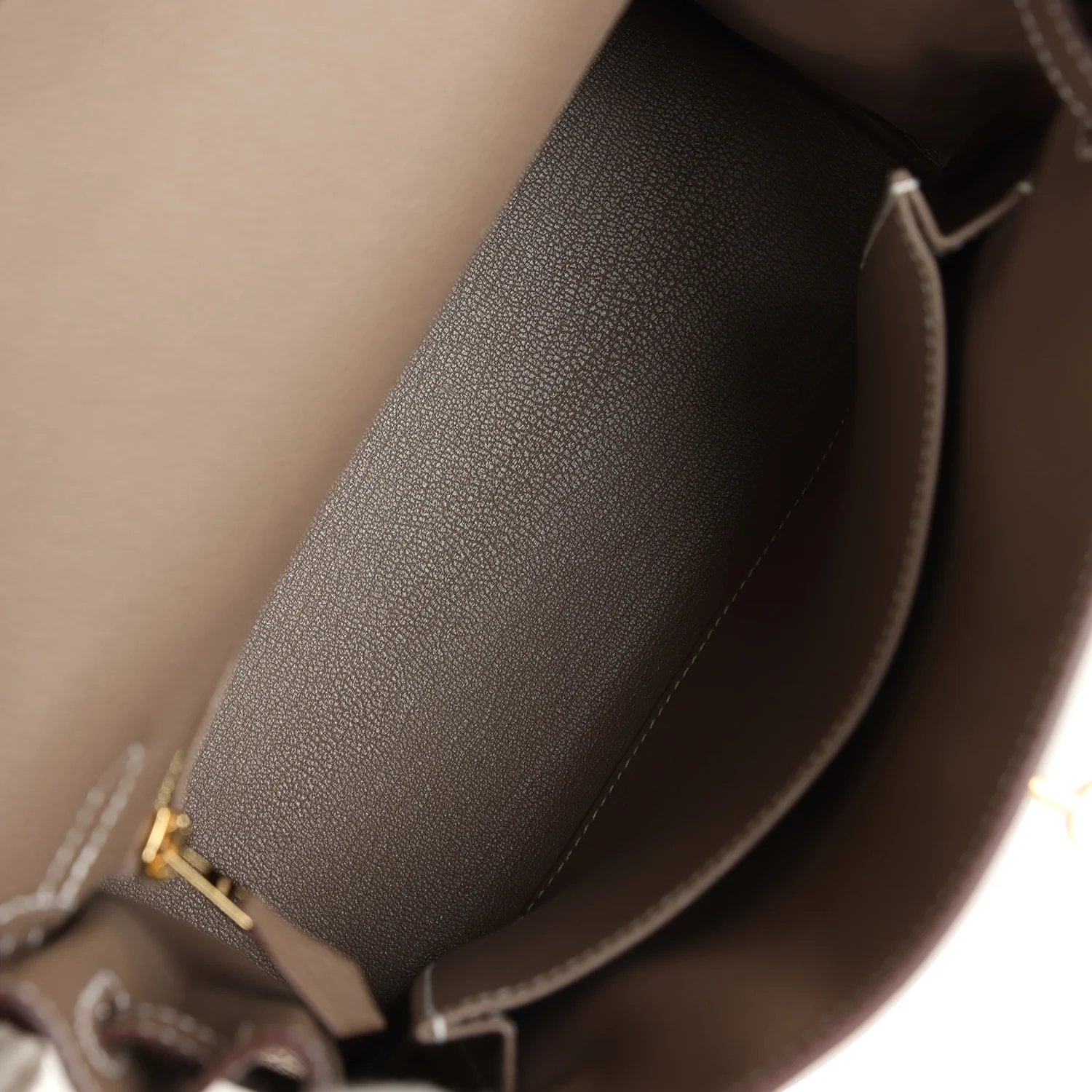 Replicate Hermes Kelly Retourne 25 Etoupe Togo Gold Hardware(1:1 replica)