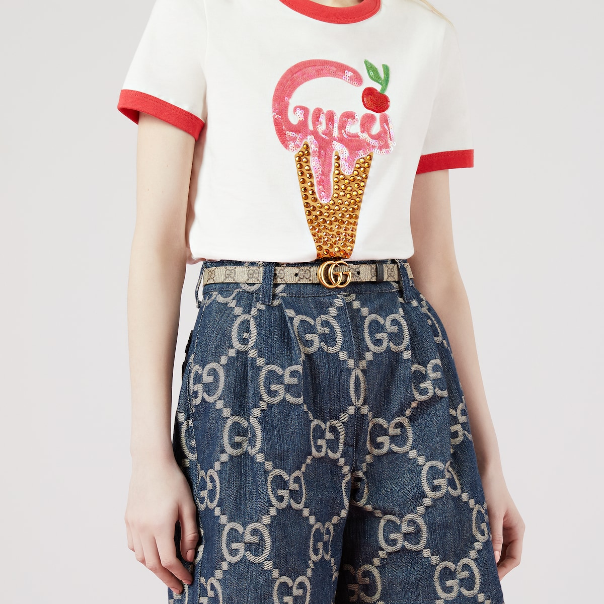 Replicate GG Marmont reversible thin belt(1:1 replica)