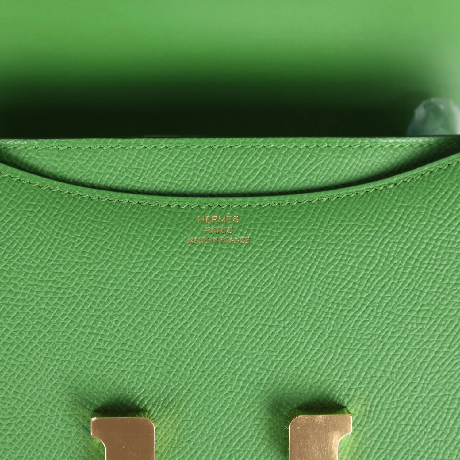 Replicate Hermes Constance 18 Vert Yucca Epsom Gold Hardware(1:1 replica)