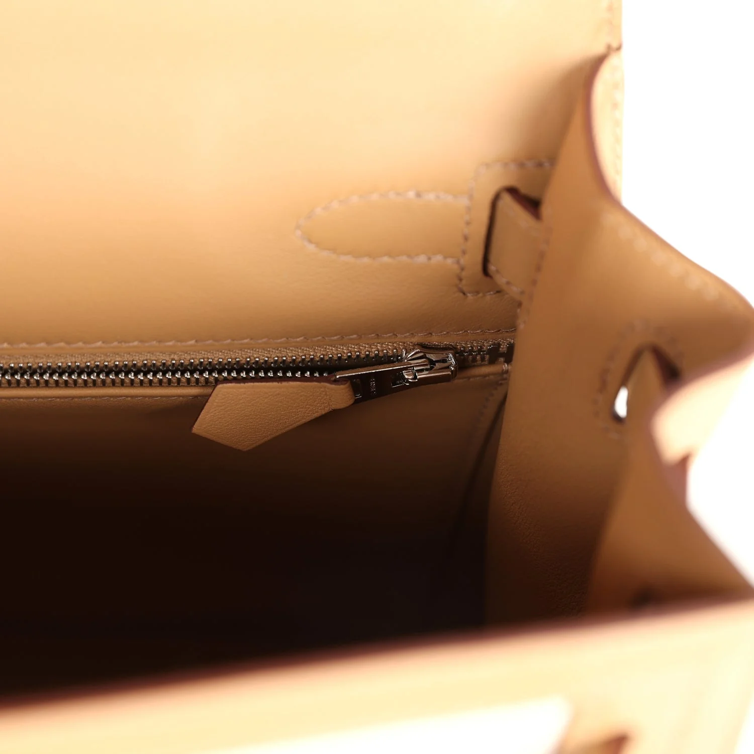 Replicate Hermes Kelly Sellier 28 Biscuit Toile H Canvas and Swift Palladium Hardware(1:1 replica)