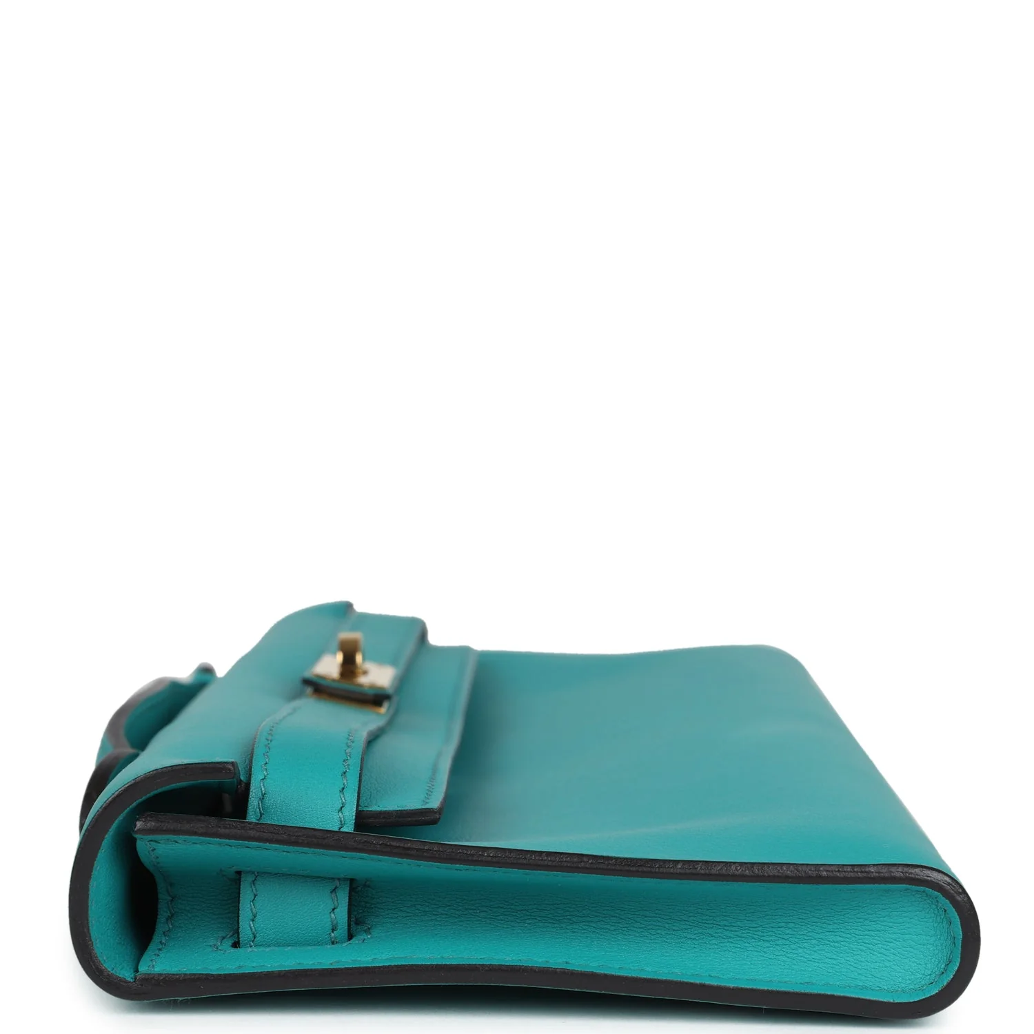 Replicate Hermes Kelly Cut Bleu Paon Swift Gold Hardware(1:1 replica)