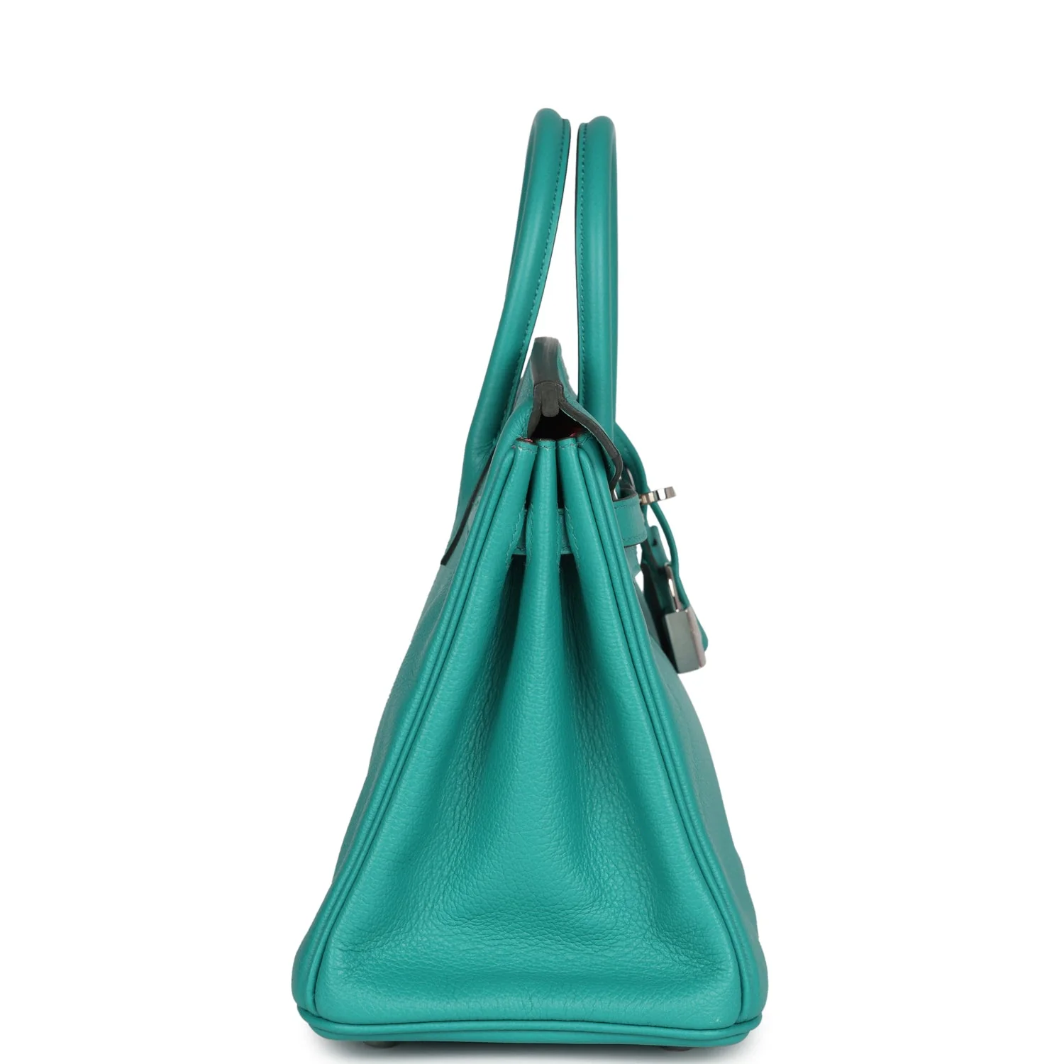 Replicate Hermes Birkin 25 Vert Verone Verso Novillo Palladium Hardware(1:1 replica)