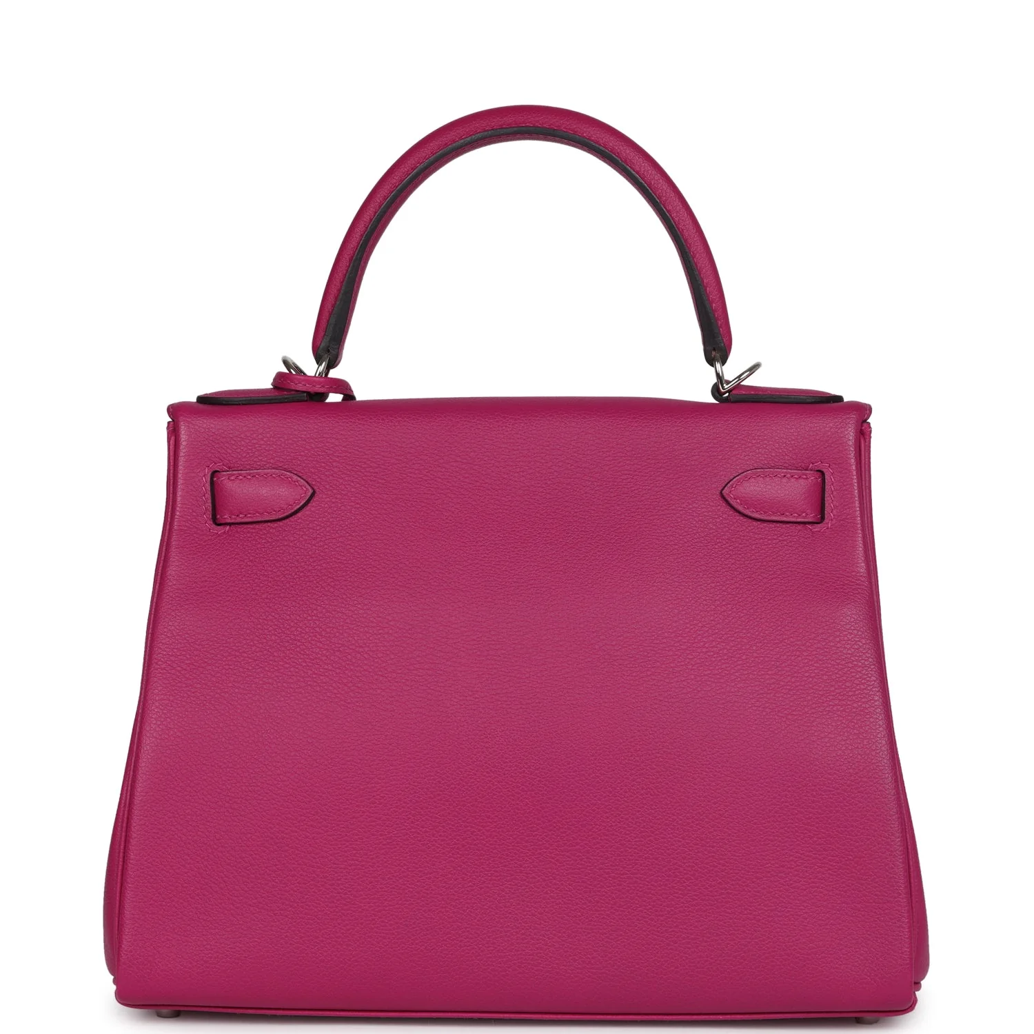 Replicate Hermes Kelly Retourne 28 Rose Poupre Evercolor Palladium Hardware(1:1 replica)