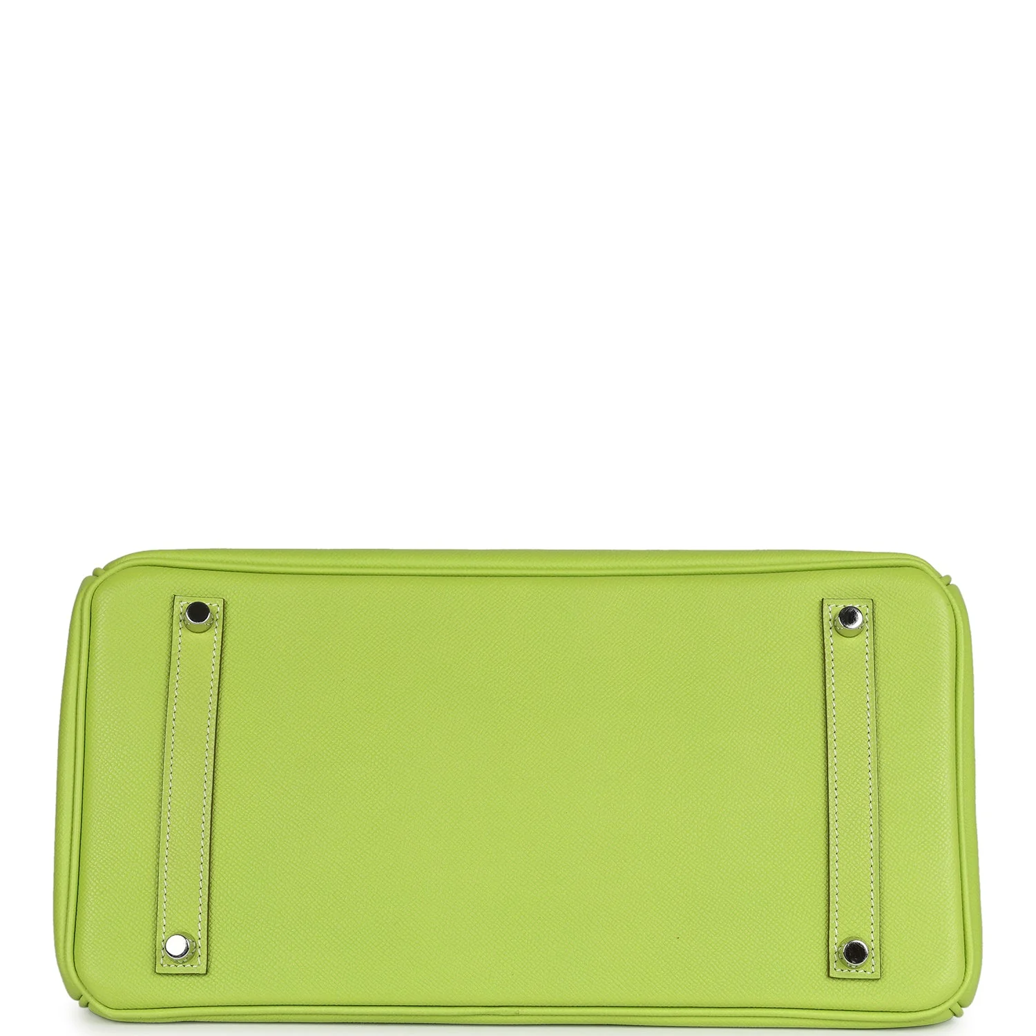 Replicate Hermes Birkin 35 Kiwi Candy Epsom Palladium Hardware(1:1 replica)