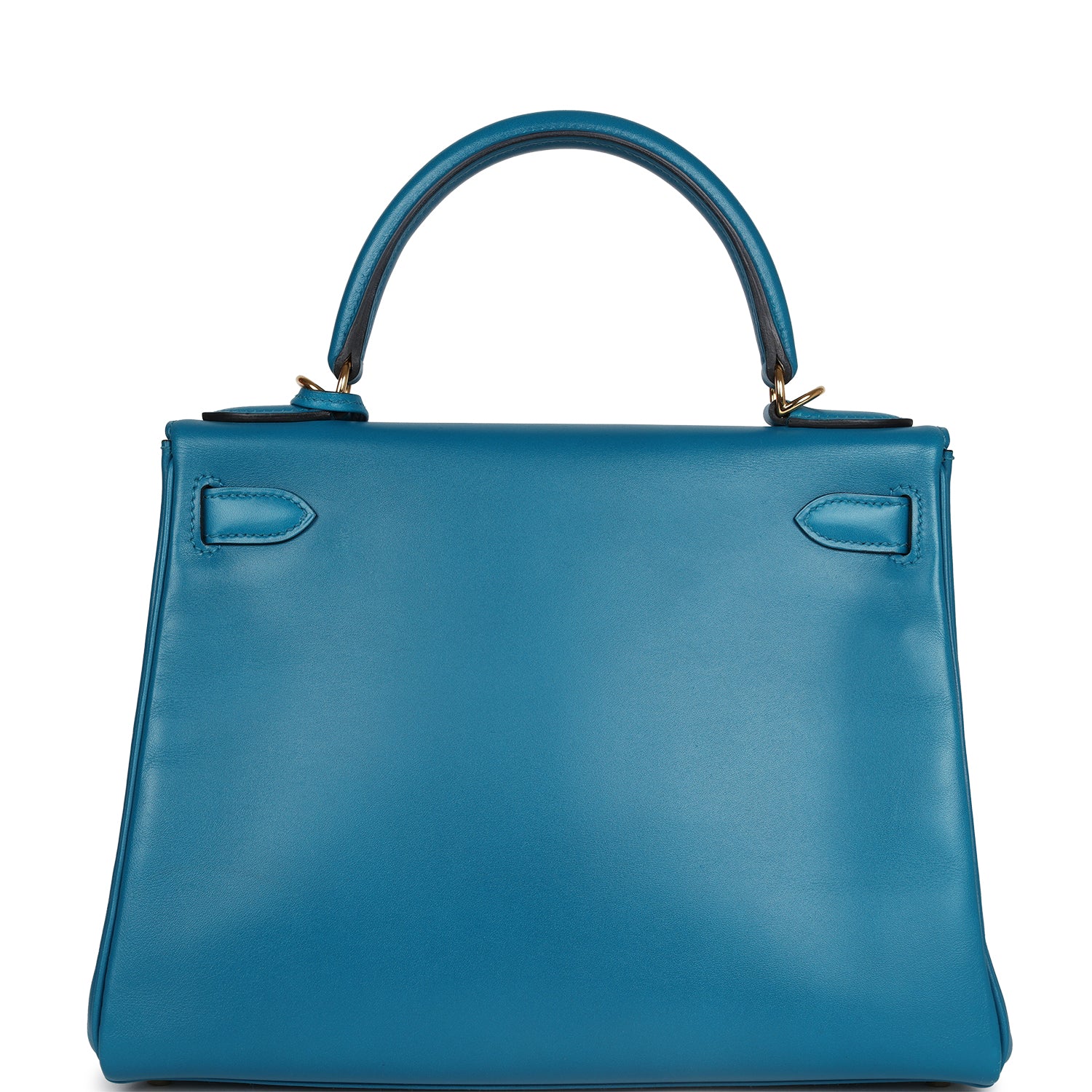 Replicate Hermes Kelly Retourne 28 Bleu Izmir Tadelakt Gold Hardware(1:1 replica)