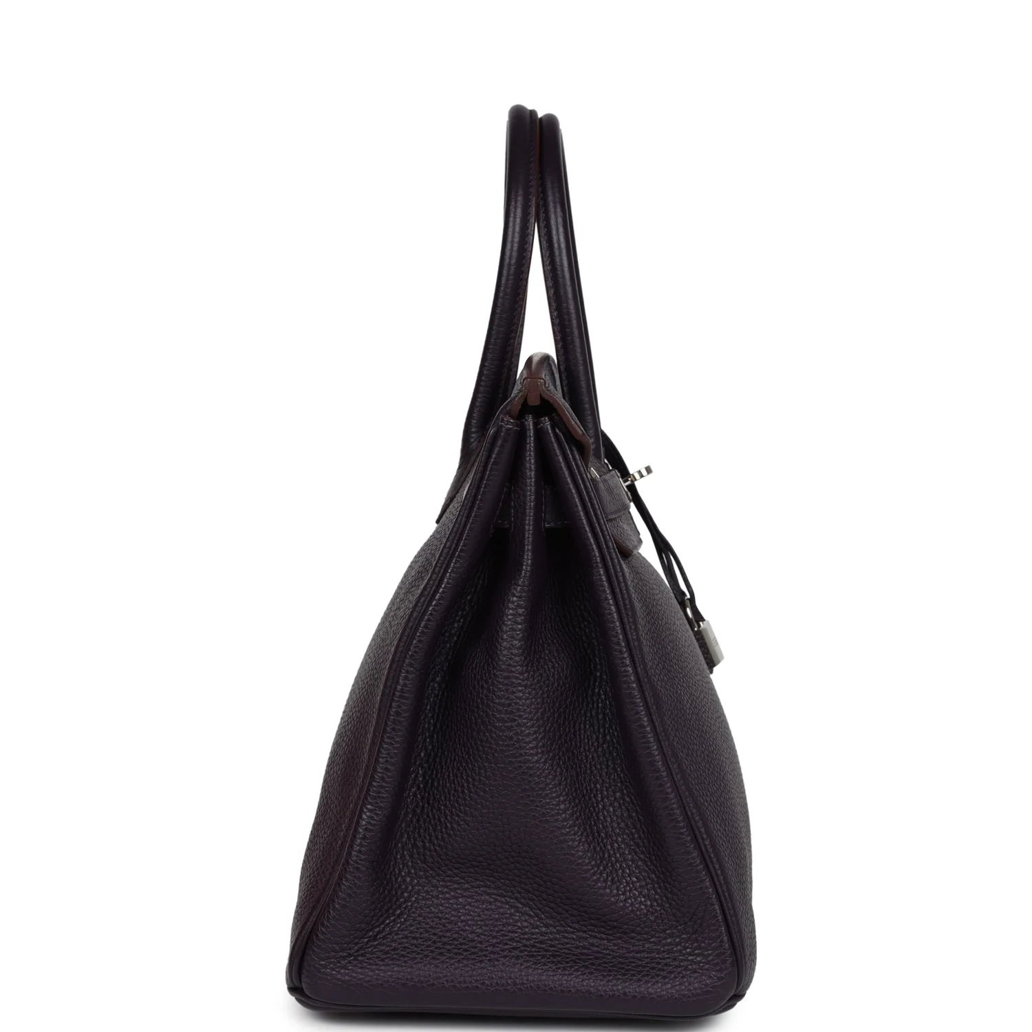 Replicate Hermes Birkin 35 Raisin Clemence Palladium Hardware(1:1 replica)