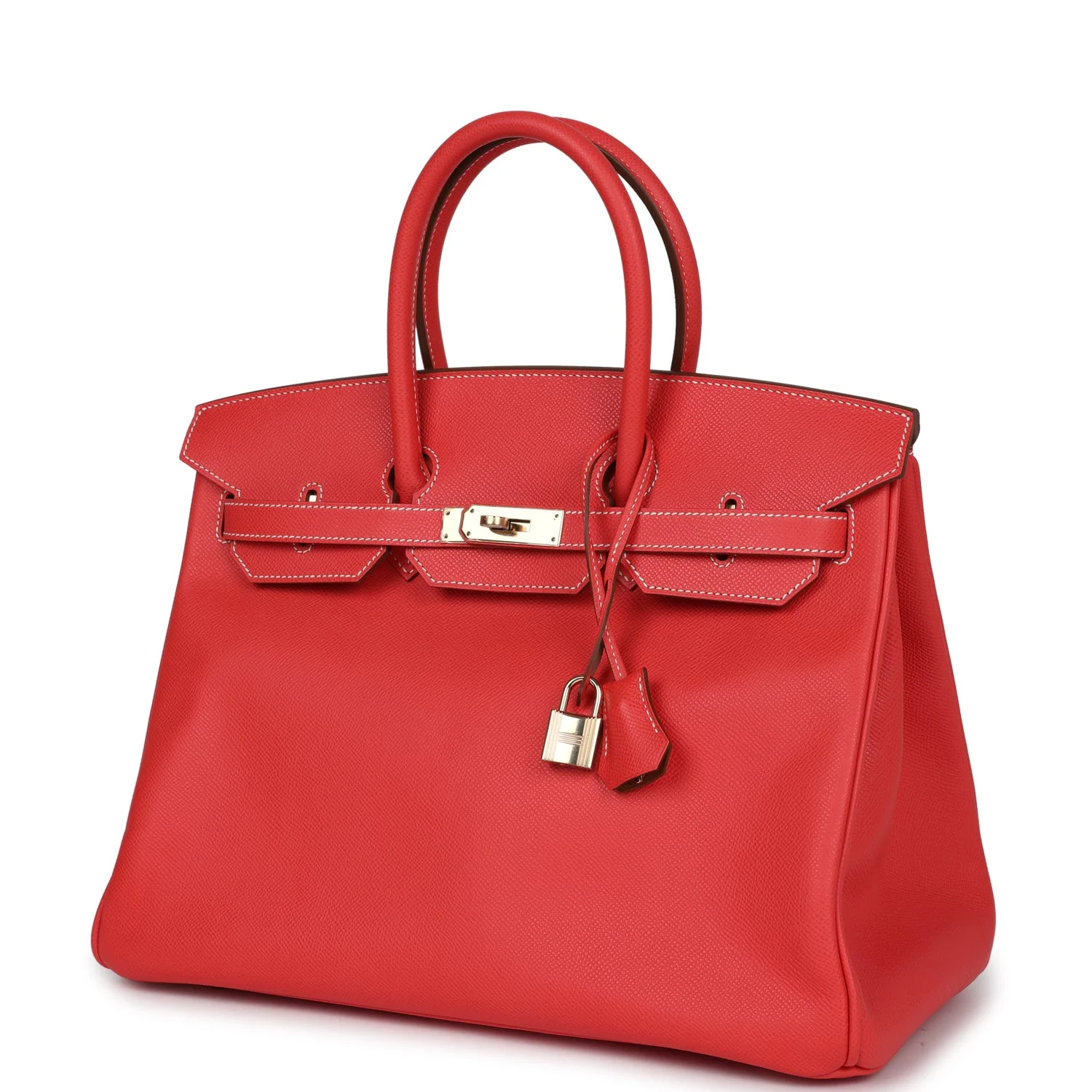 Replicate Hermes Birkin 35 Rose Jaipur Candy Epsom Permabrass Hardware(1:1 replica)