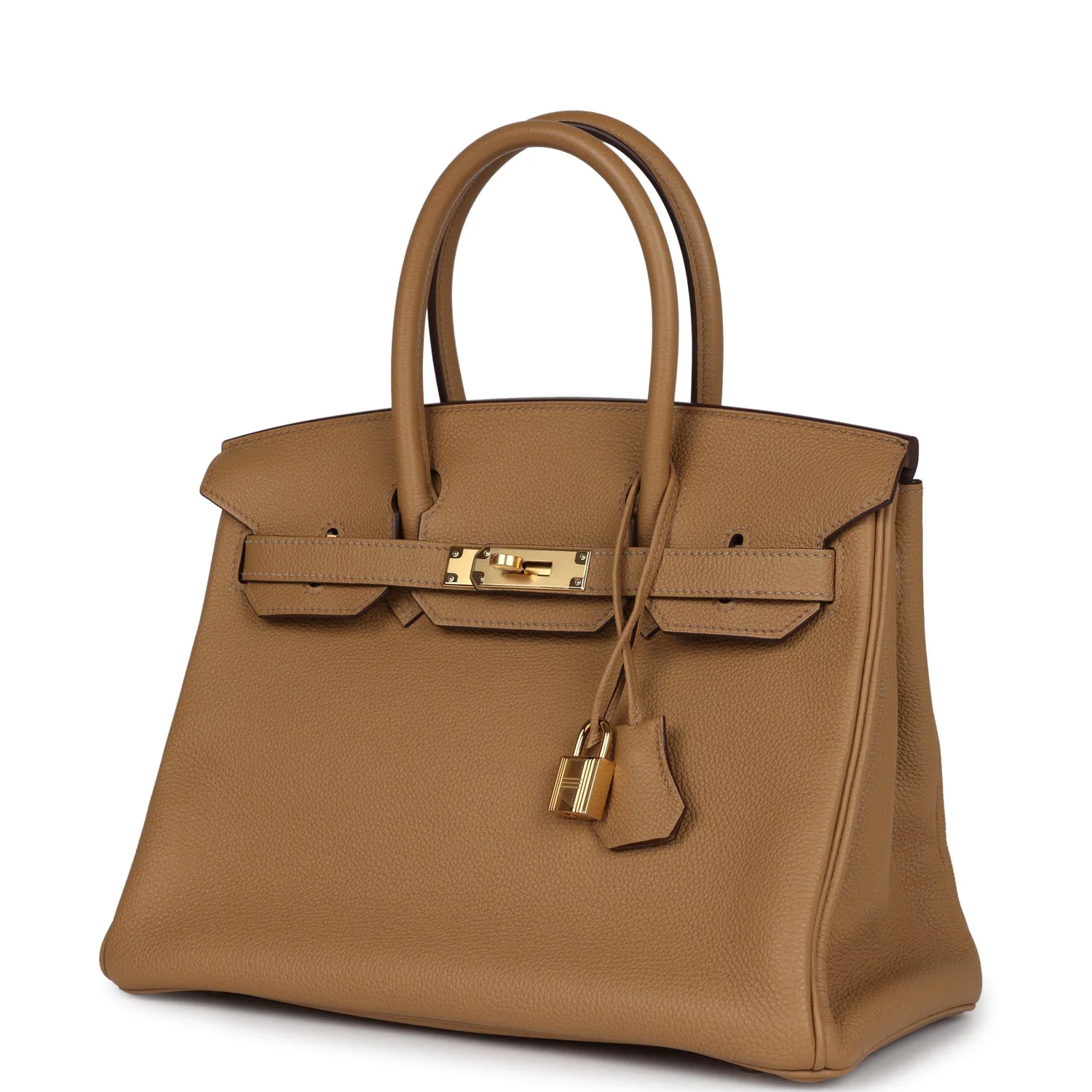 Replicate Hermes Birkin 30 Biscuit Togo Gold Hardware(1:1 replica)