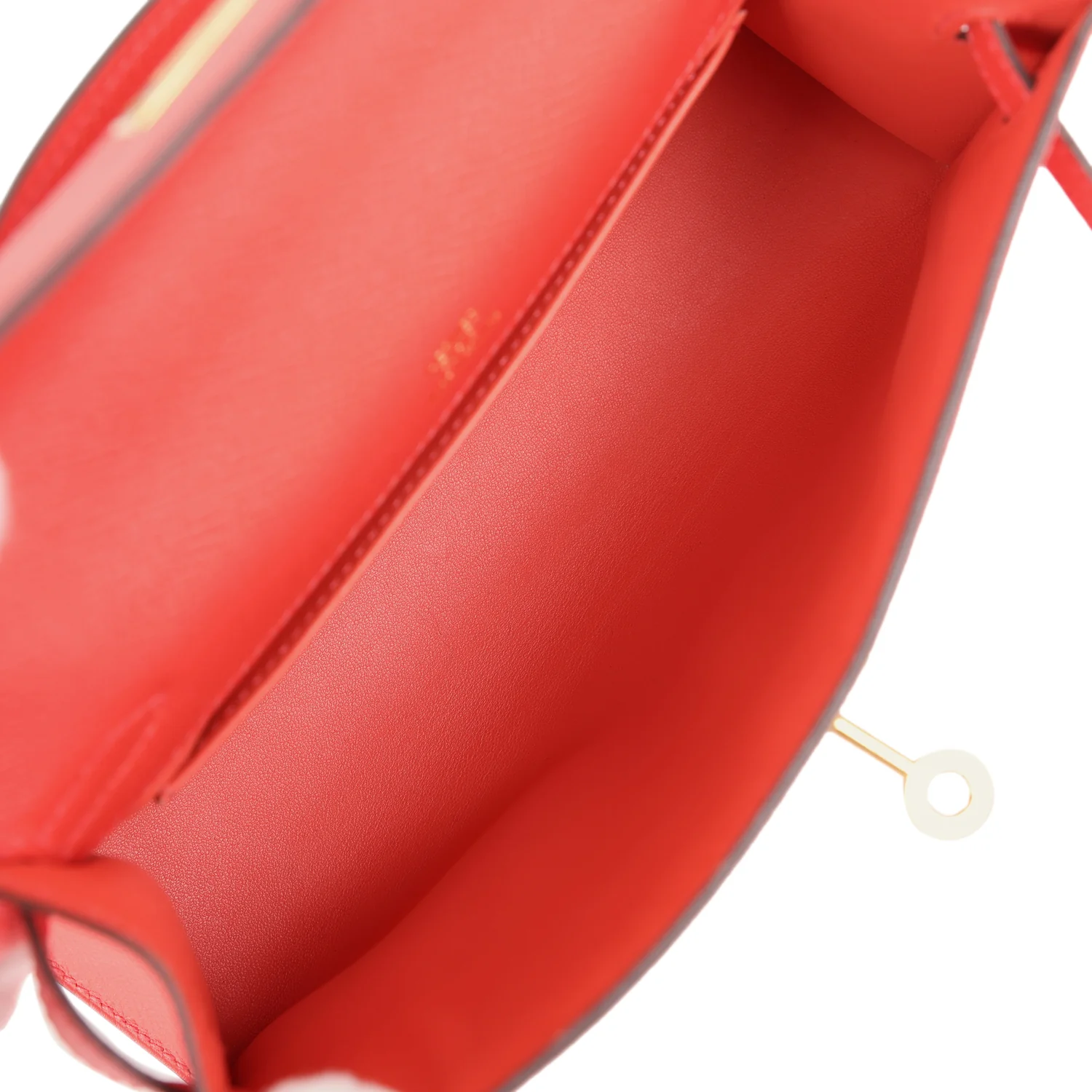 Replicate Hermes Kelly Pochette Rose Jaipur Epsom Gold Hardware(1:1 replica)