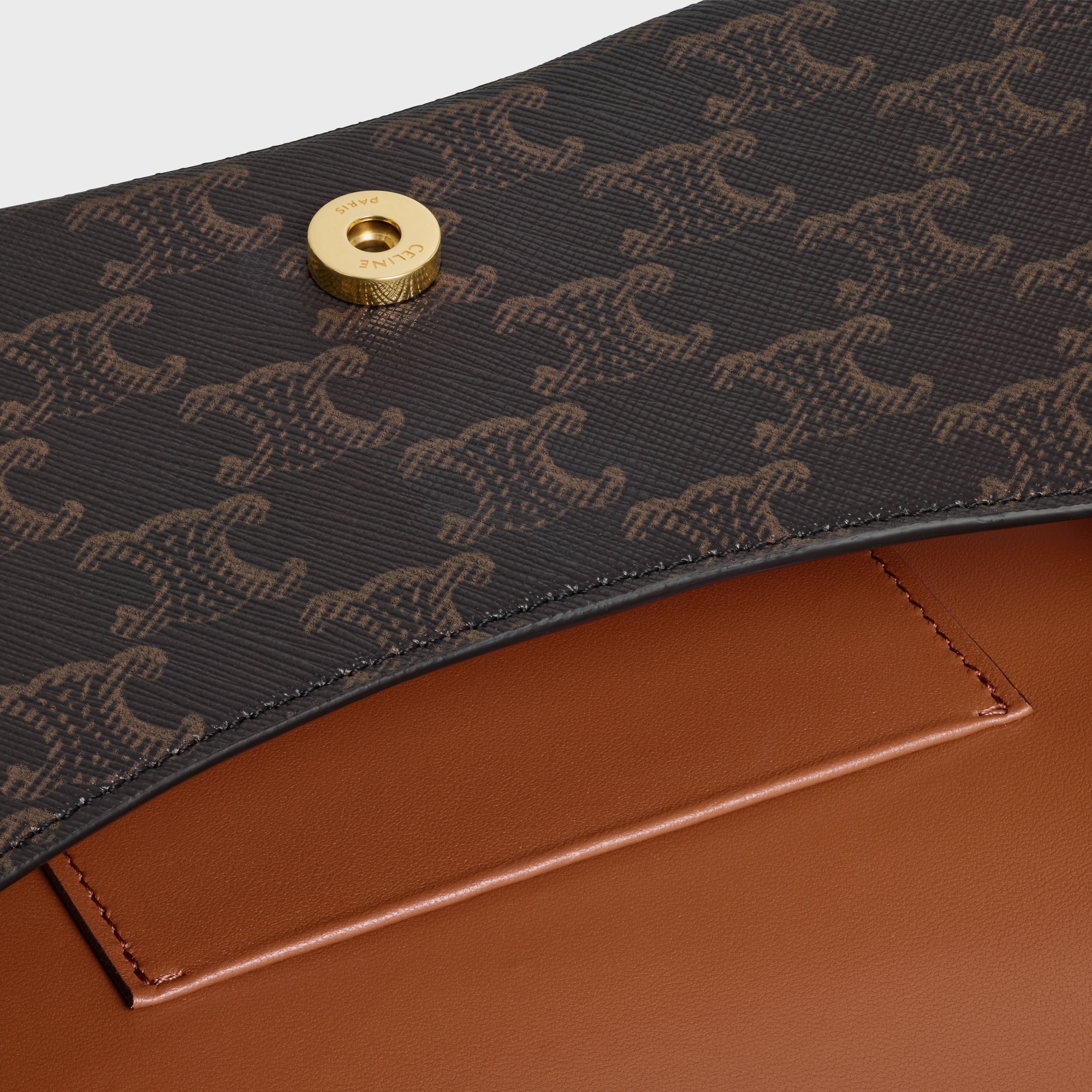 Replicate TEEN CELINE LOLA IN TRIOMPHE CANVAS AND CALFSKIN(1:1 replica)