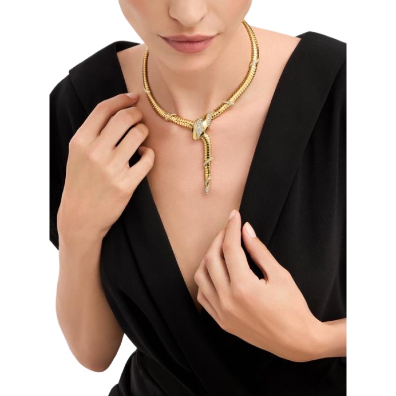 Replicate Serpenti Tubogas Necklace(1:1 replica)