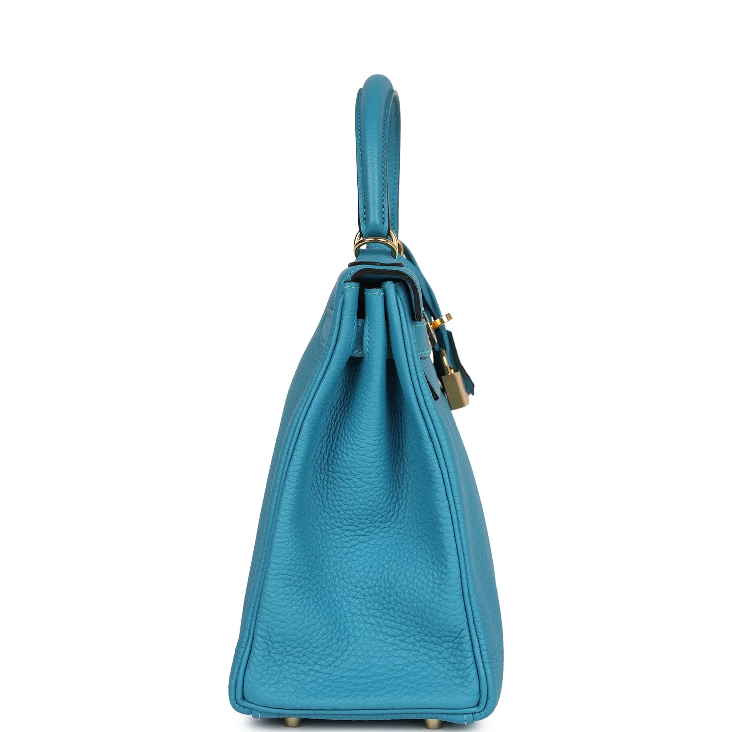 Replicate Hermes Kelly Retourne 28 Turquoise Togo Gold Hardware(1:1 replica)