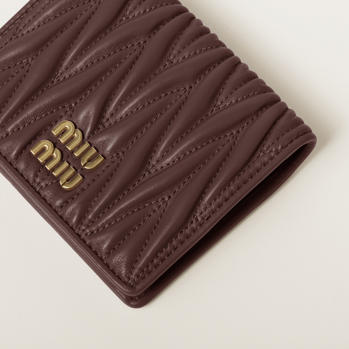 Replicate Small matelassé nappa leather wallet(1:1 replica)