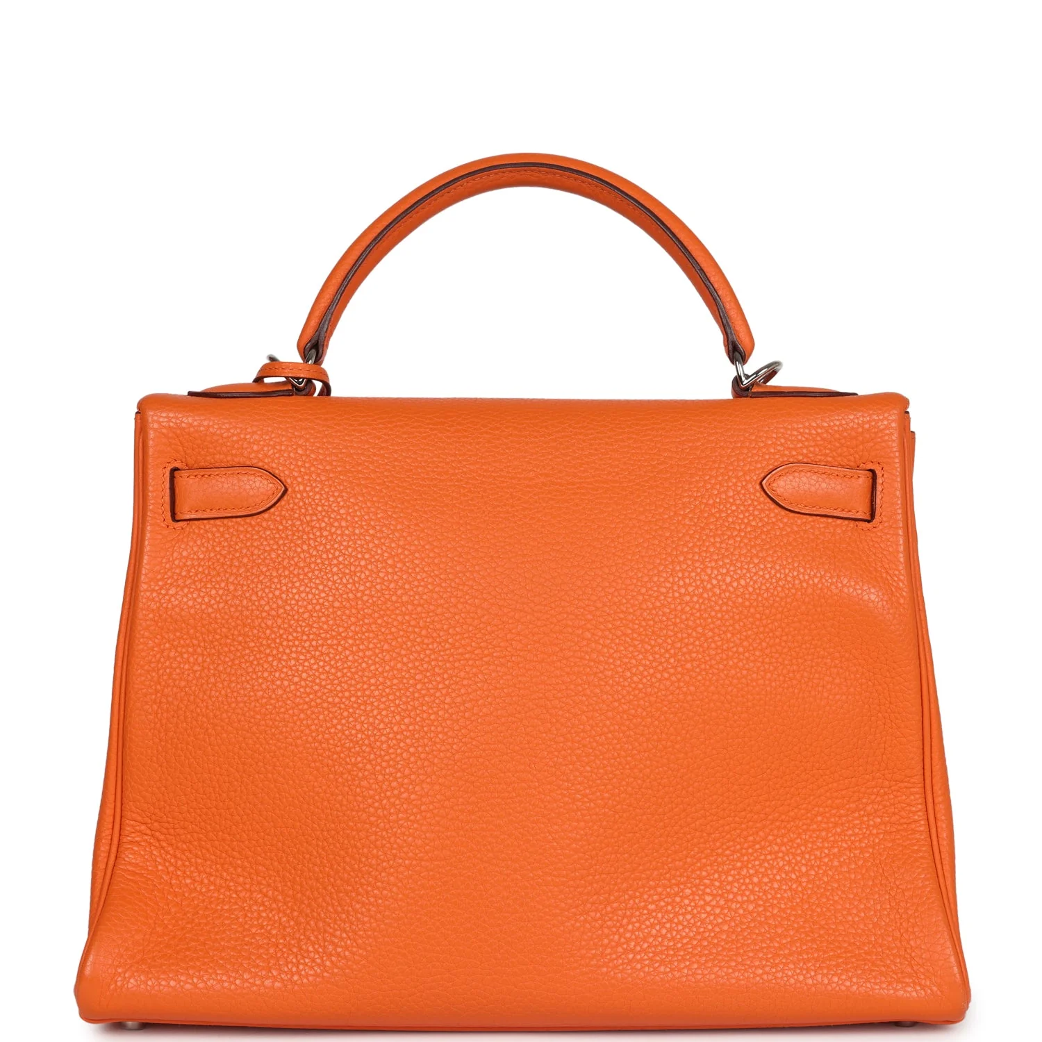 Replicate Hermes Kelly Retourne 32 Orange Togo Palladium Hardware(1:1 replica)