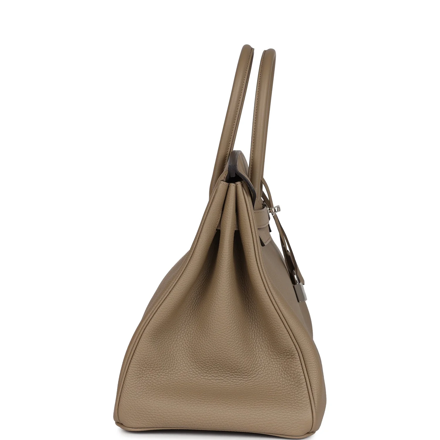 Replicate Hermes Birkin 35 Beige Marfa Togo Palladium Hardware(1:1 replica)