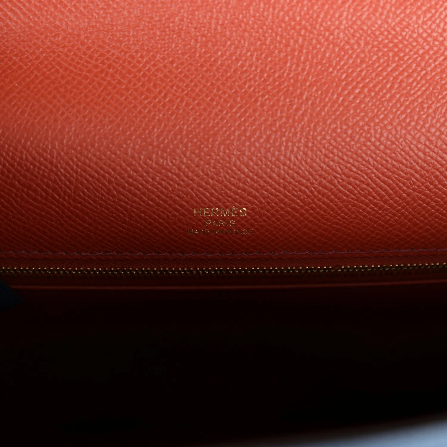 Replicate Hermes Kelly Sellier 28 Casaque Deep Bleu and Mykonos Epsom Gold Hardware(1:1 replica)