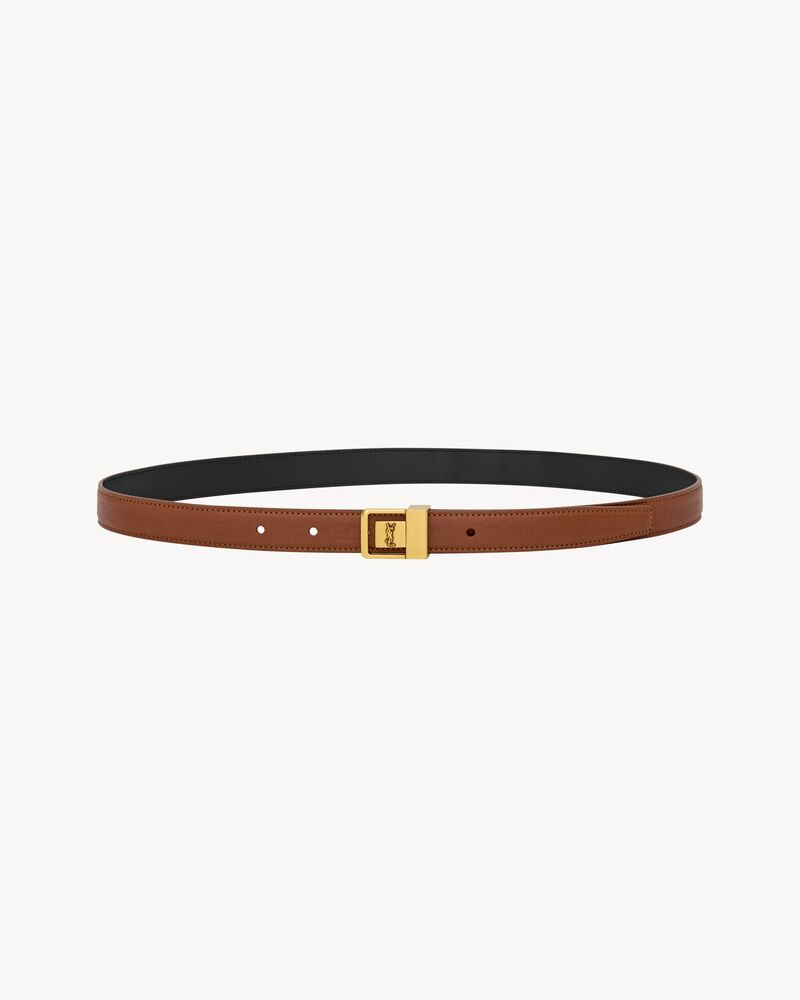 Replicate la 66 thin belt in grained lambskin(1:1 replica)