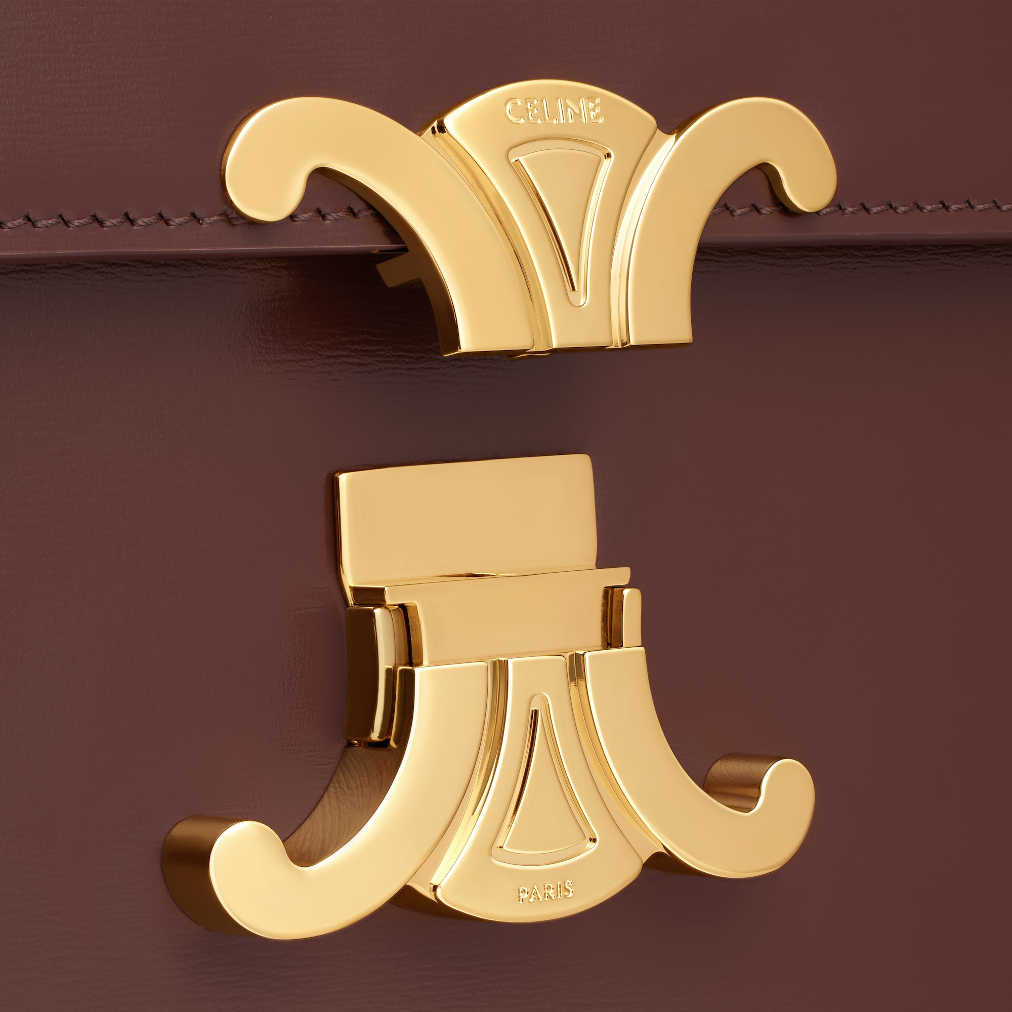 Replicate CLASSIQUE TRIOMPHE BAG IN SHINY CALFSKIN(1:1 replica)