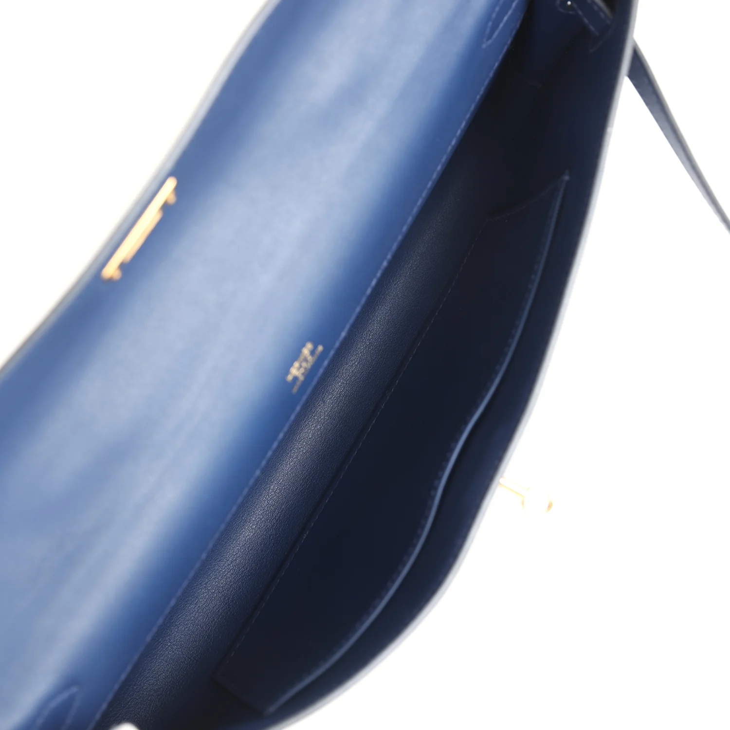 Replicate Hermes Kelly Cut Bleu Navy Swift Gold Hardware(1:1 replica)