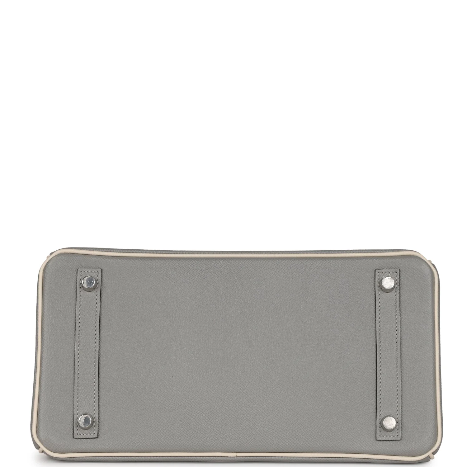 Replicate Hermes Special Order (HSS) Birkin 30 Gris Mouette and Craie Epsom Brushed Palladium Hardware(1:1 replica)