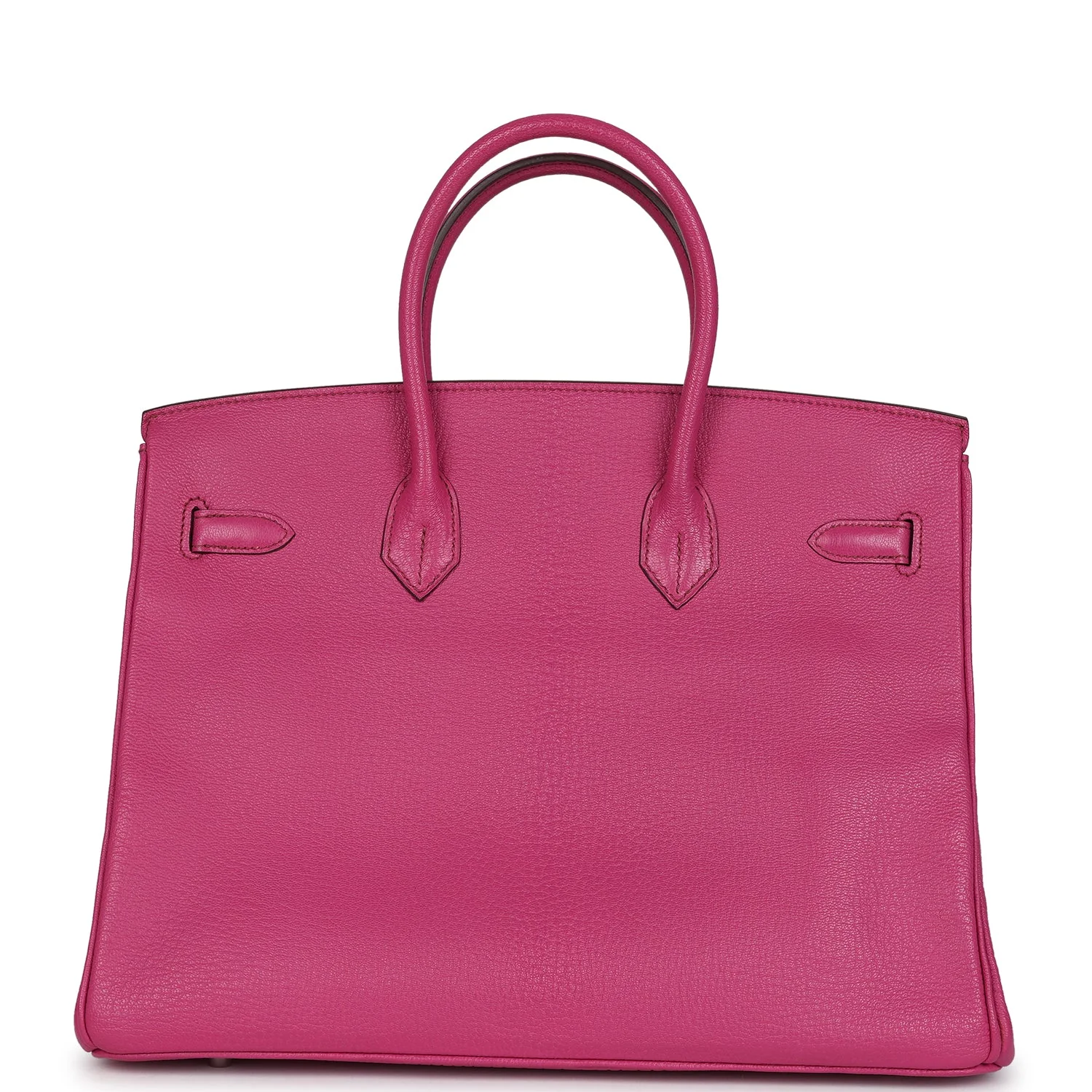 Replicate Hermes Birkin 35 Rose Shocking Chevre Mysore Palladium Hardware(1:1 replica)