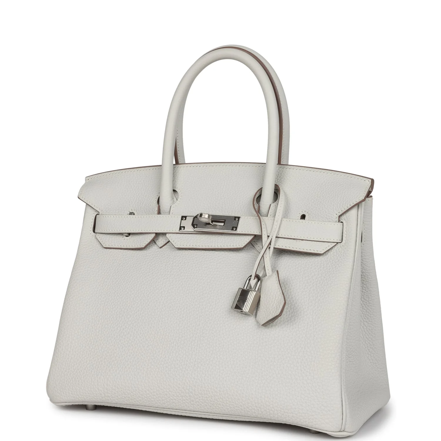 Replicate Hermes Birkin 30 Gris Pale Togo Palladium Hardware(1:1 replica)