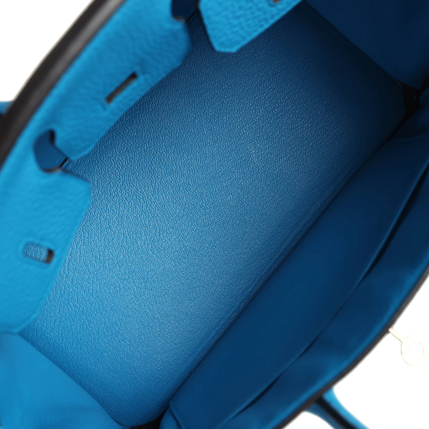 Replicate Hermes Birkin 25 Bleu Zanzibar Togo Palladium Hardware(1:1 replica)