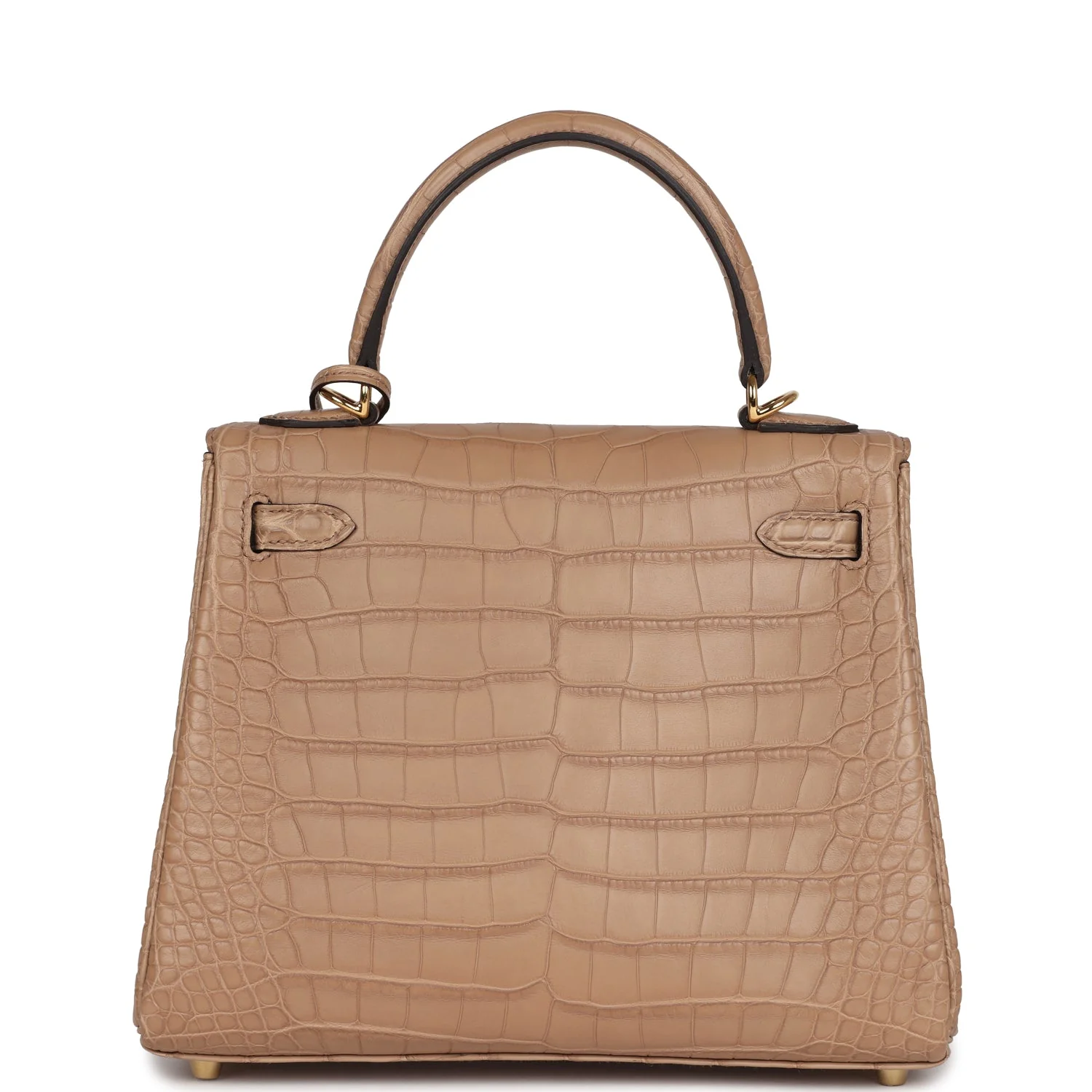 Replicate Hermes Kelly Retourne 25 Chai Matte Alligator Gold Hardware(1:1 replica)