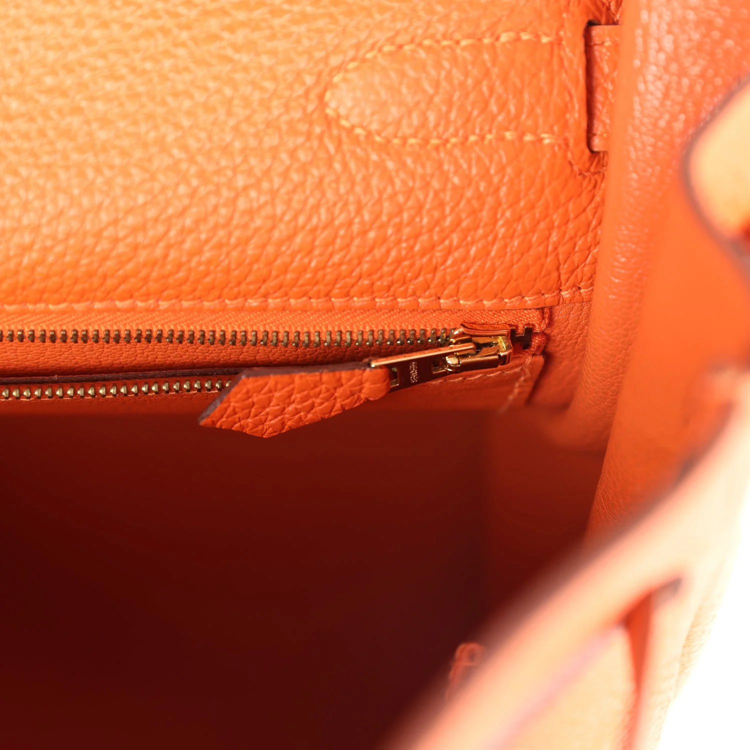 Replicate Hermes Kelly Retourne 35 Orange Togo Gold Hardware(1:1 replica)