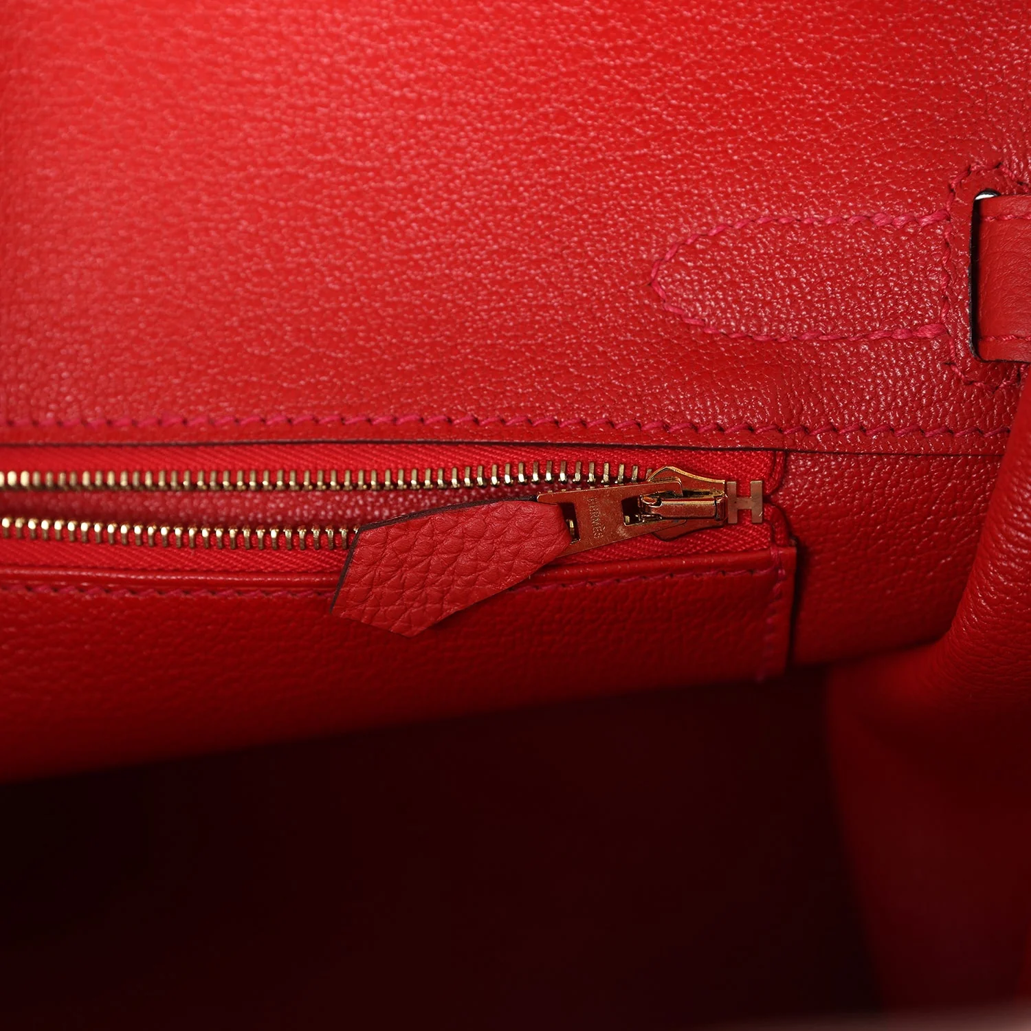 Replicate Hermes Birkin 30 Geranium Togo Gold Hardware(1:1 replica)