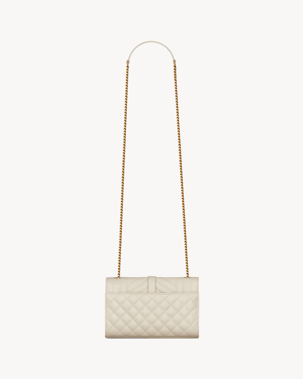 Replicate YSL Envelope Small in Quilted Grain De Poudre Embossed Leather(1:1 replica)