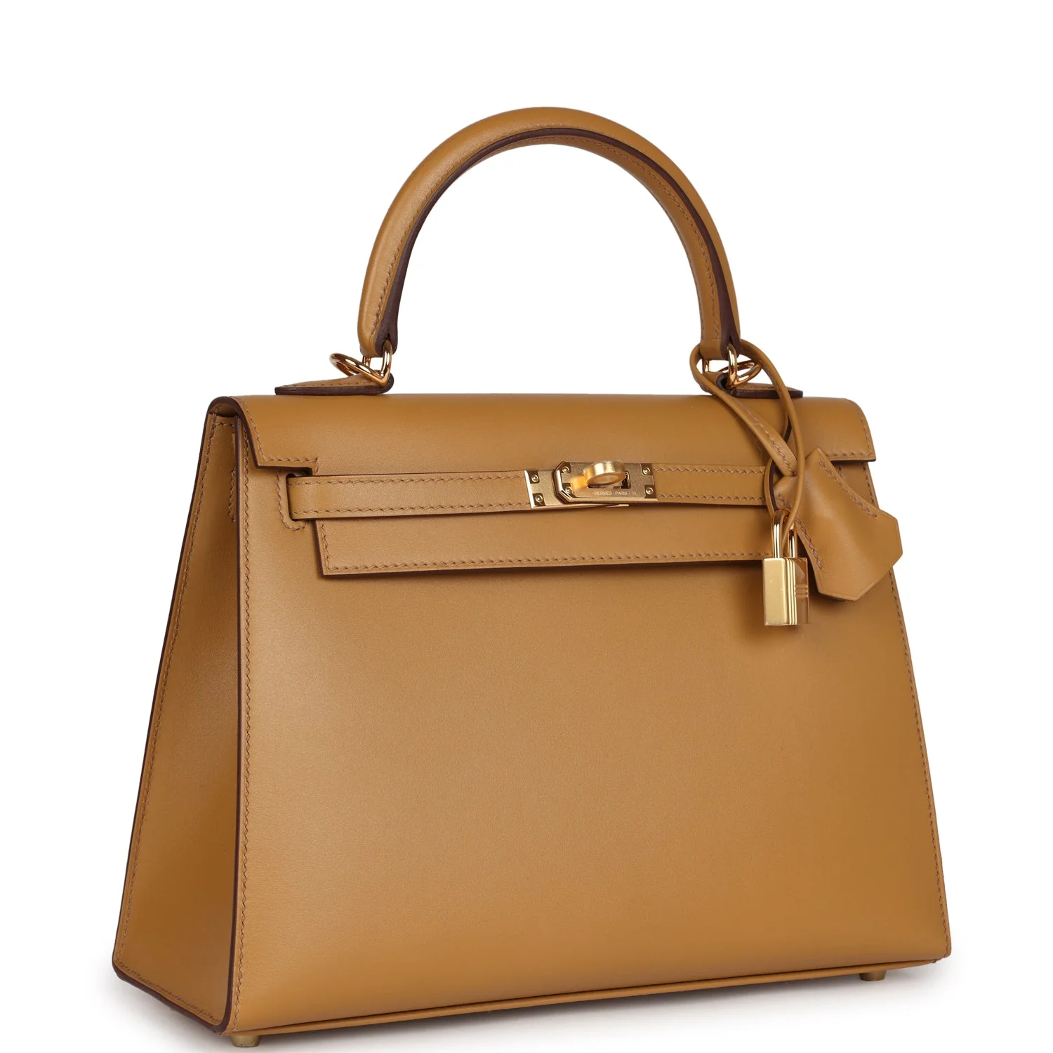 Replicate Hermes Kelly Sellier 25 Poussi��re Tadelakt Gold Hardware(1:1 replica)