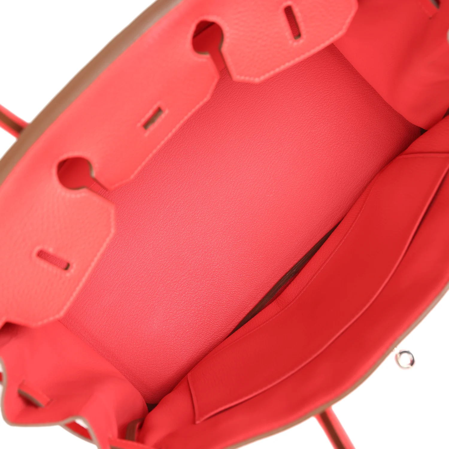 Replicate Hermes Birkin 35 Rose Jaipur Clemence Palladium Hardware(1:1 replica)