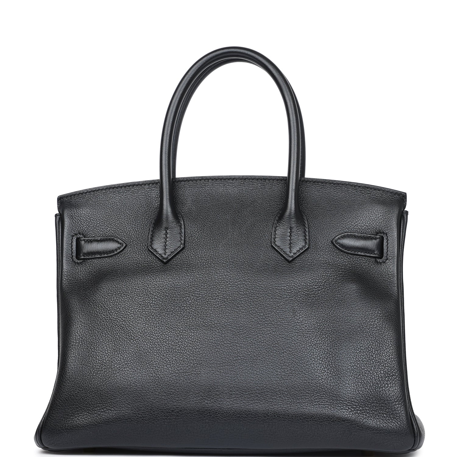 Replicate Hermes Birkin 30 Black Novillo Gold Hardware(1:1 replica)