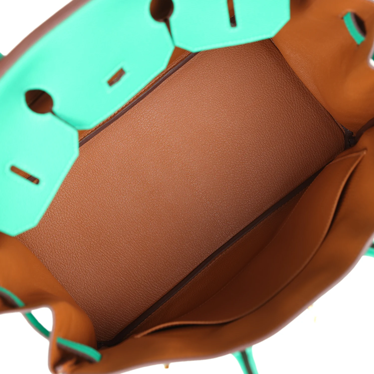 Replicate Hermes Special Order (HSS) Birkin 35 Menthe Verso Togo Gold Hardware(1:1 replica)