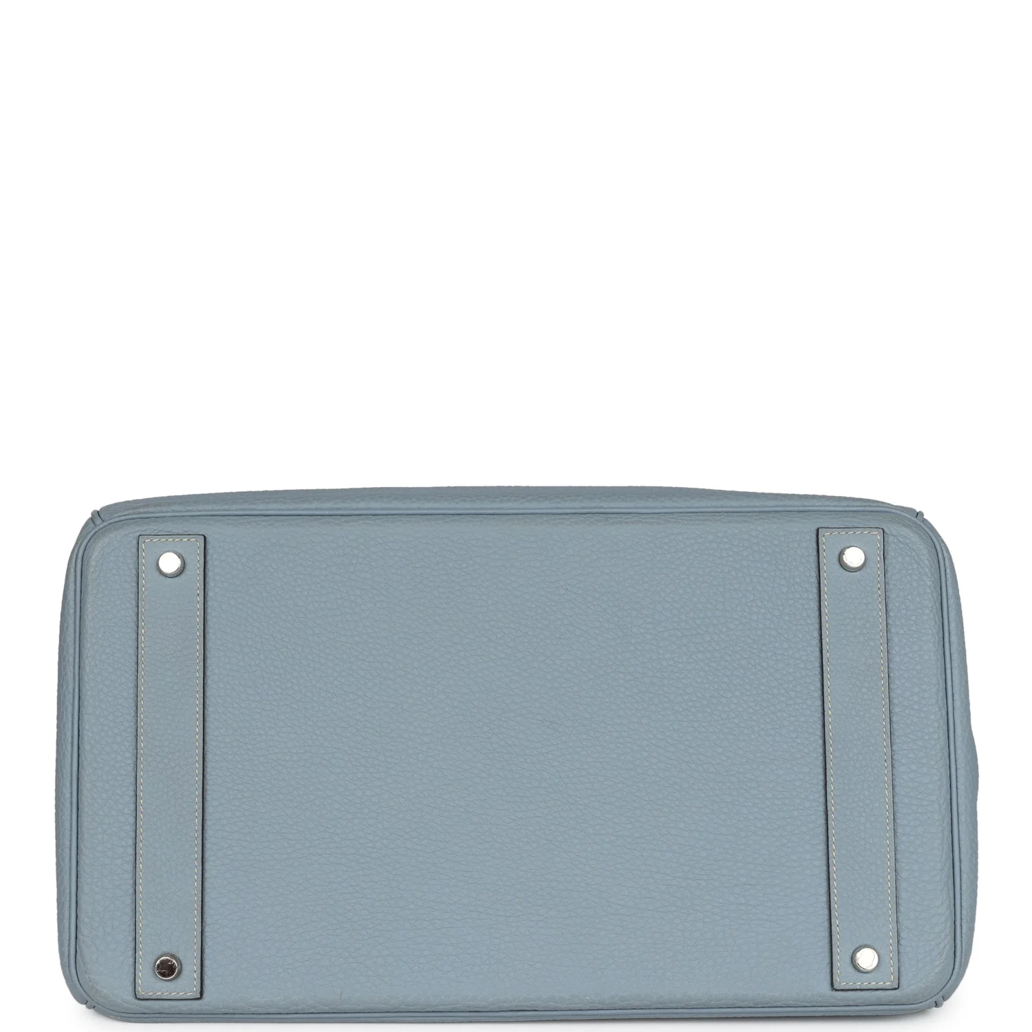 Replicate Hermes Birkin HAC 40 Bleu Lin Togo Palladium Hardware(1:1 replica)