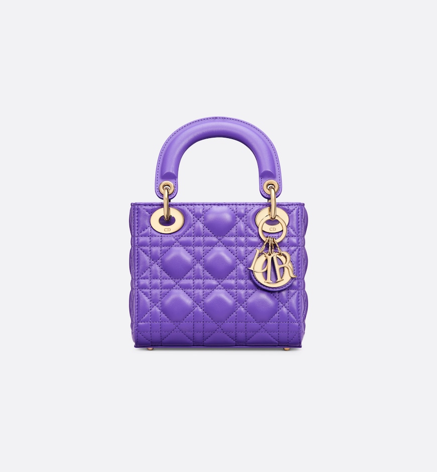 Replicate Dior Mini Dioriviera Lady Dior Bag(1:1 replica)