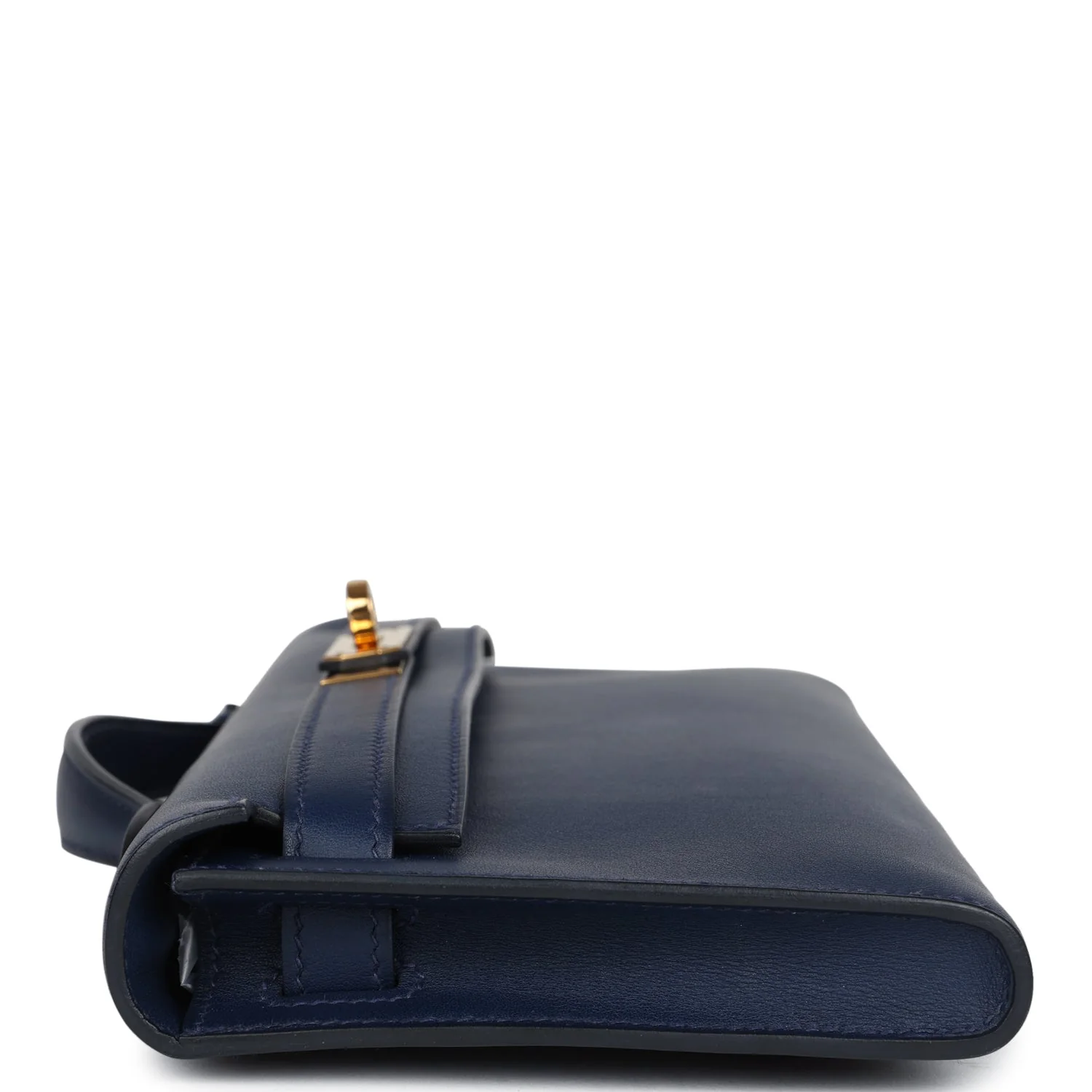 Replicate Hermes Kelly Cut Bleu Navy Swift Gold Hardware(1:1 replica)