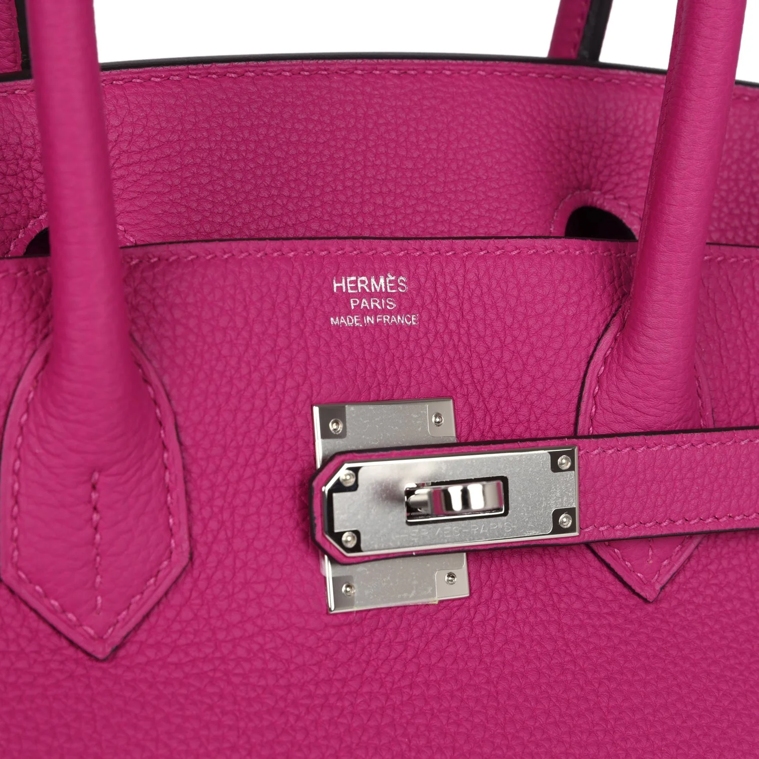 Replicate Hermes Birkin 30 Rose Pourpre Togo Palladium Hardware(1:1 replica)